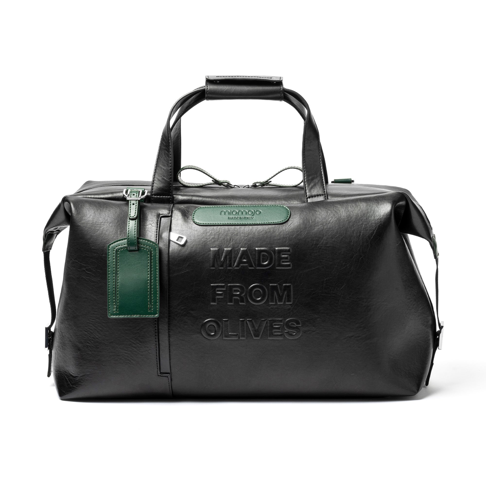 ミオ Zeus duffle bag black: vegan bag | Olives | Miomojo