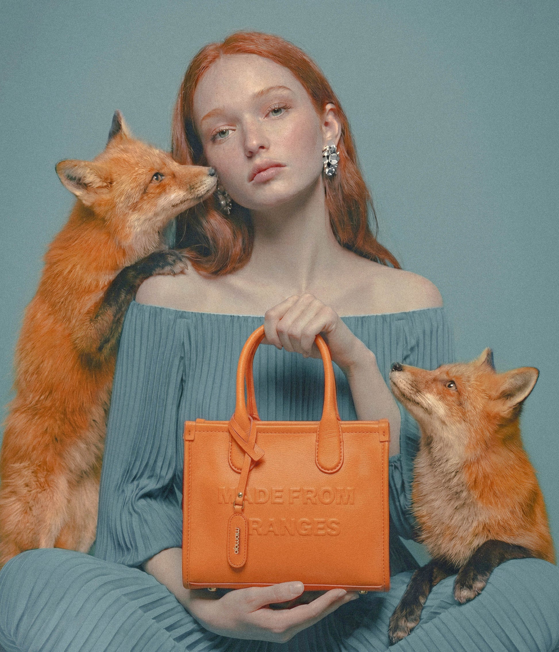 Alima Deluxe Tote M – Arancio (a base di arancia)