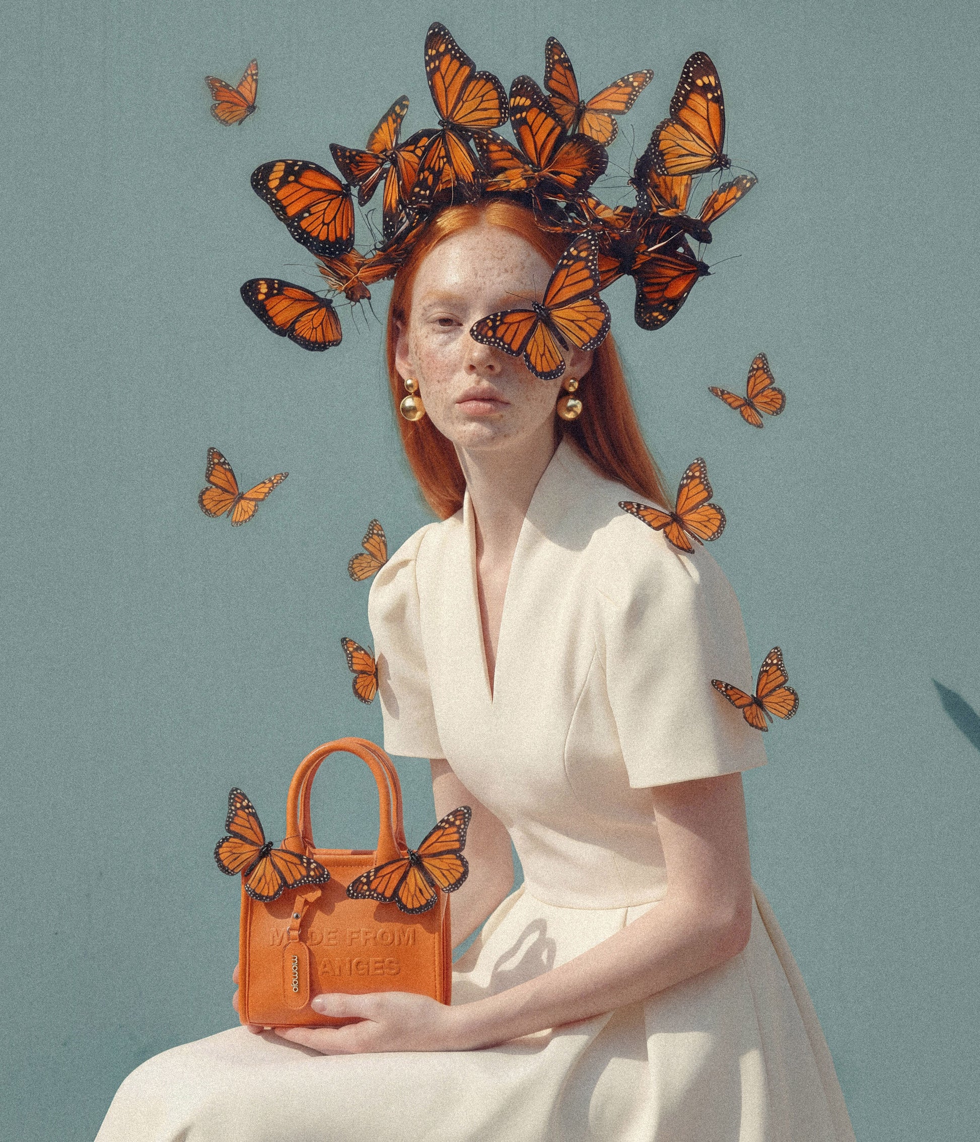 Alima Deluxe Tote S – Arancio (a base di arancia)