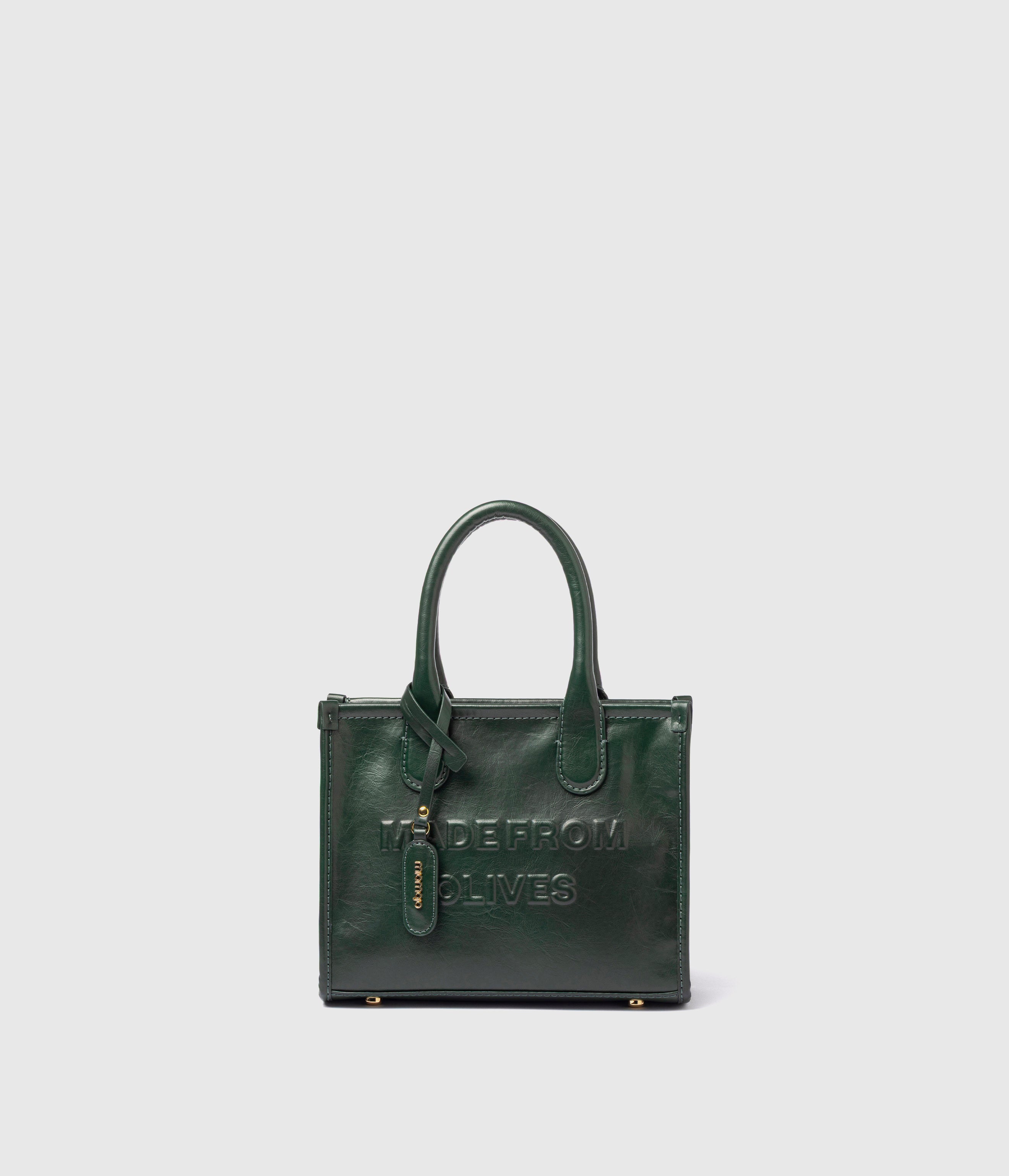 Alima Deluxe Medium Tote Bag Verde Foresta: vegan bag