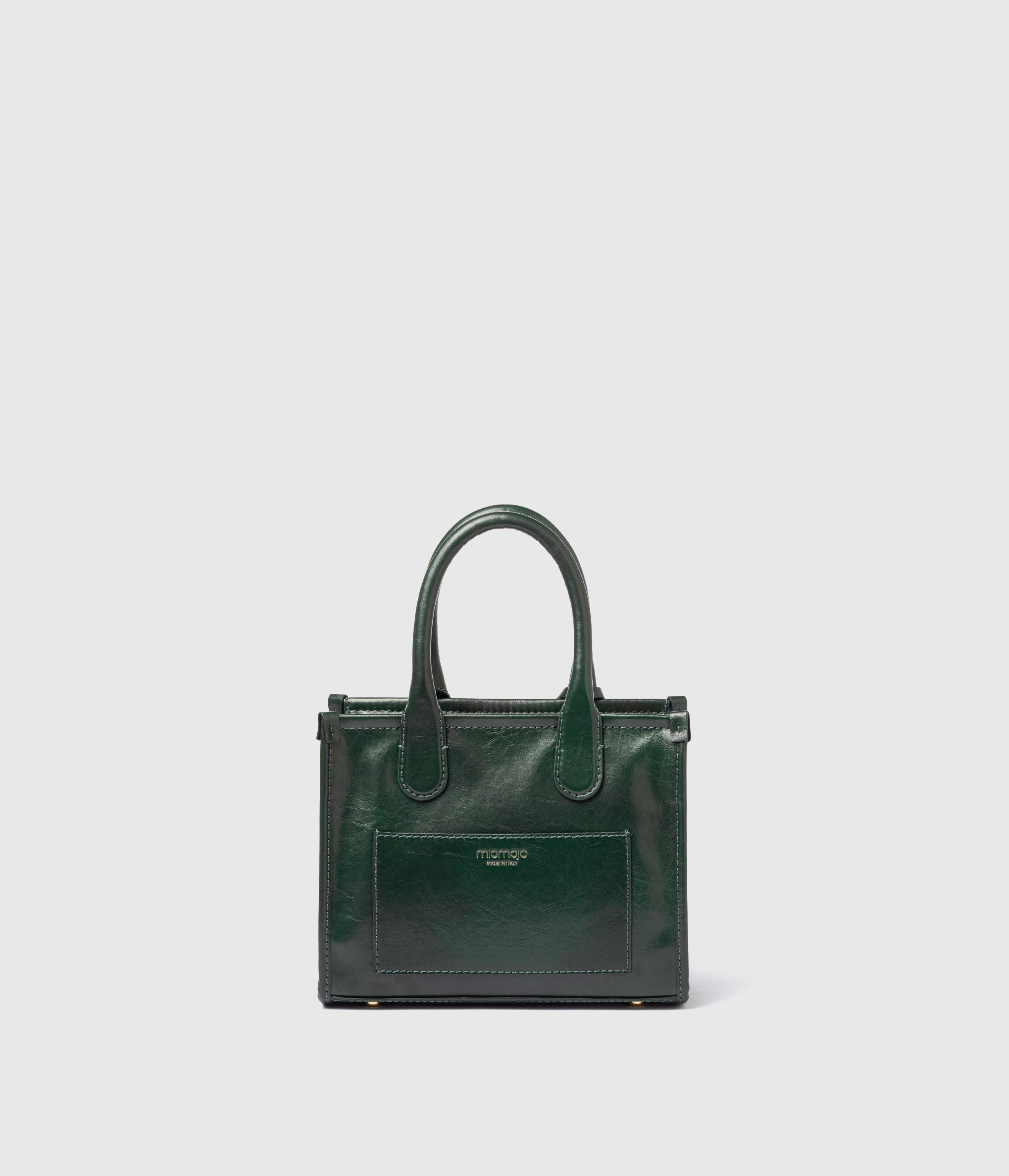 Alima Deluxe Medium Tote Bag Verde Foresta: vegan bag | Olives