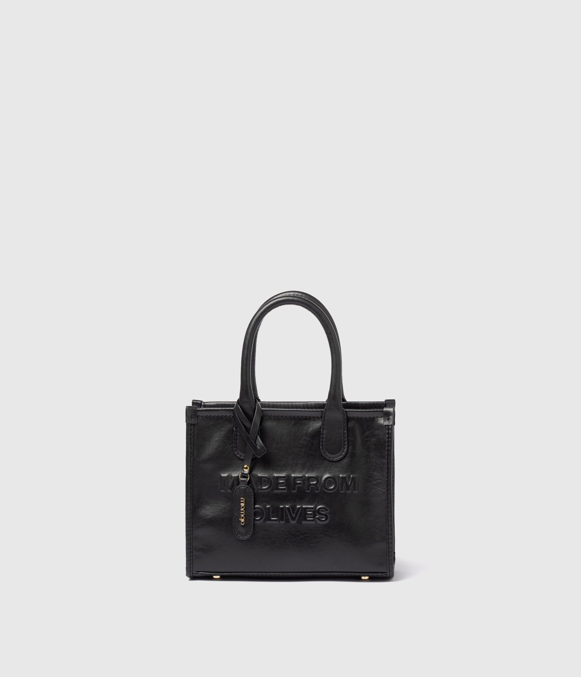 Alima Deluxe Tote M - Schwarz (auf Olivenbasis)