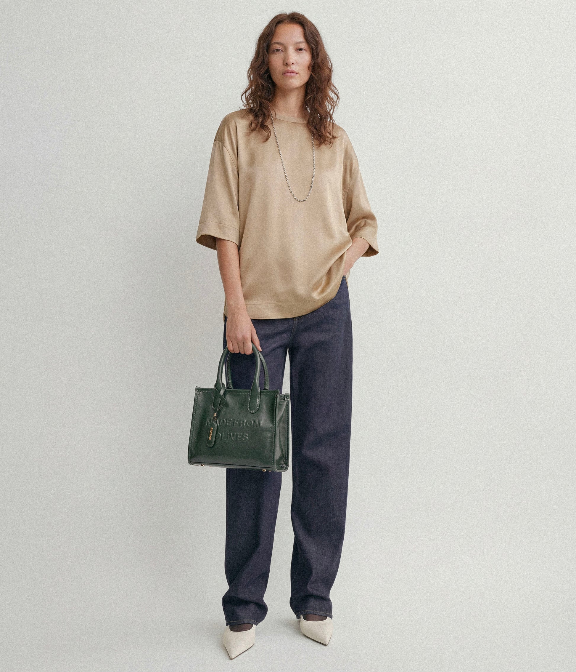 Alima Deluxe Tote M - Ascot Green (Olive-based)
