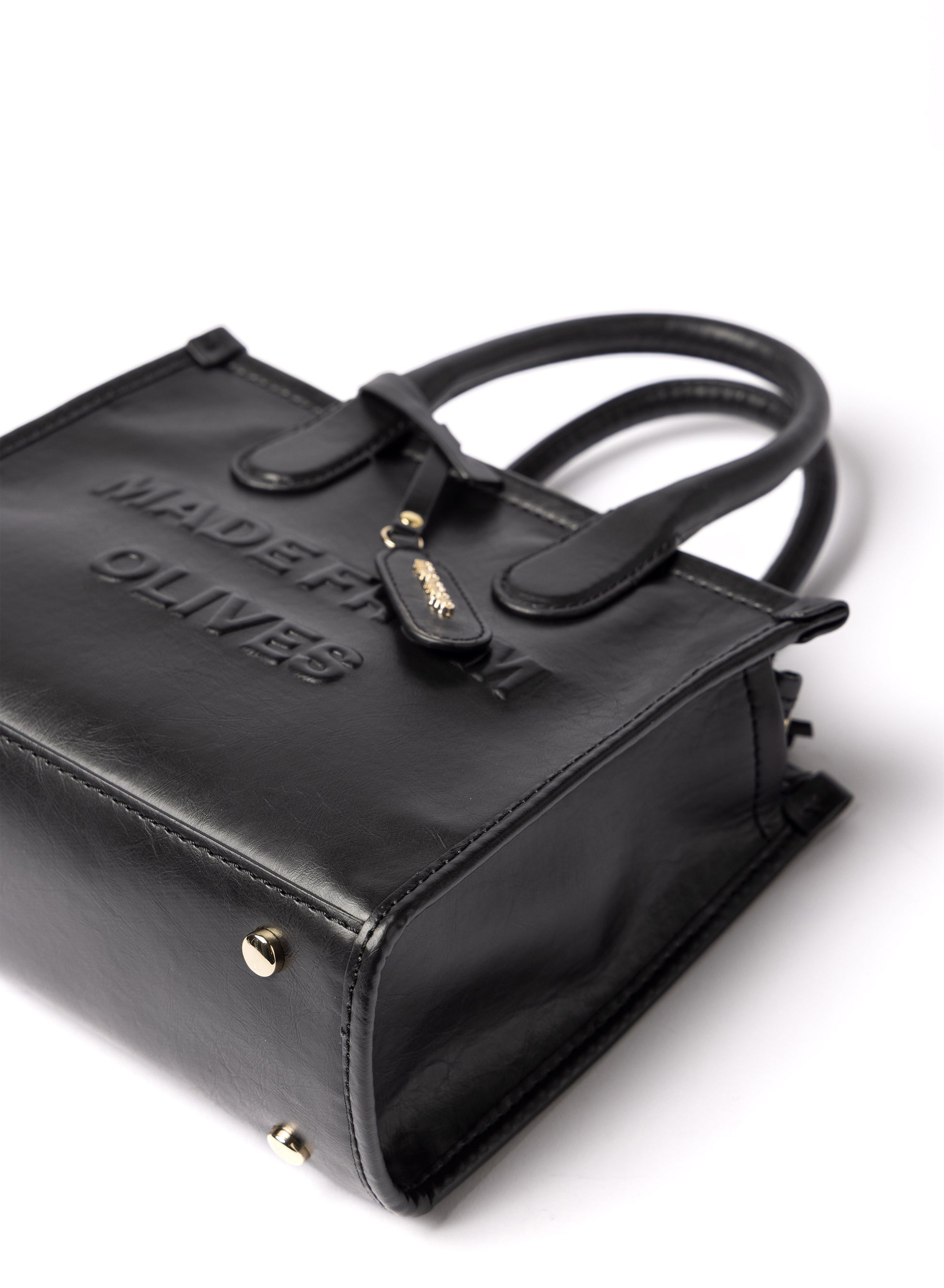 Alma Deluxe Tote Bag M Nero - Olive