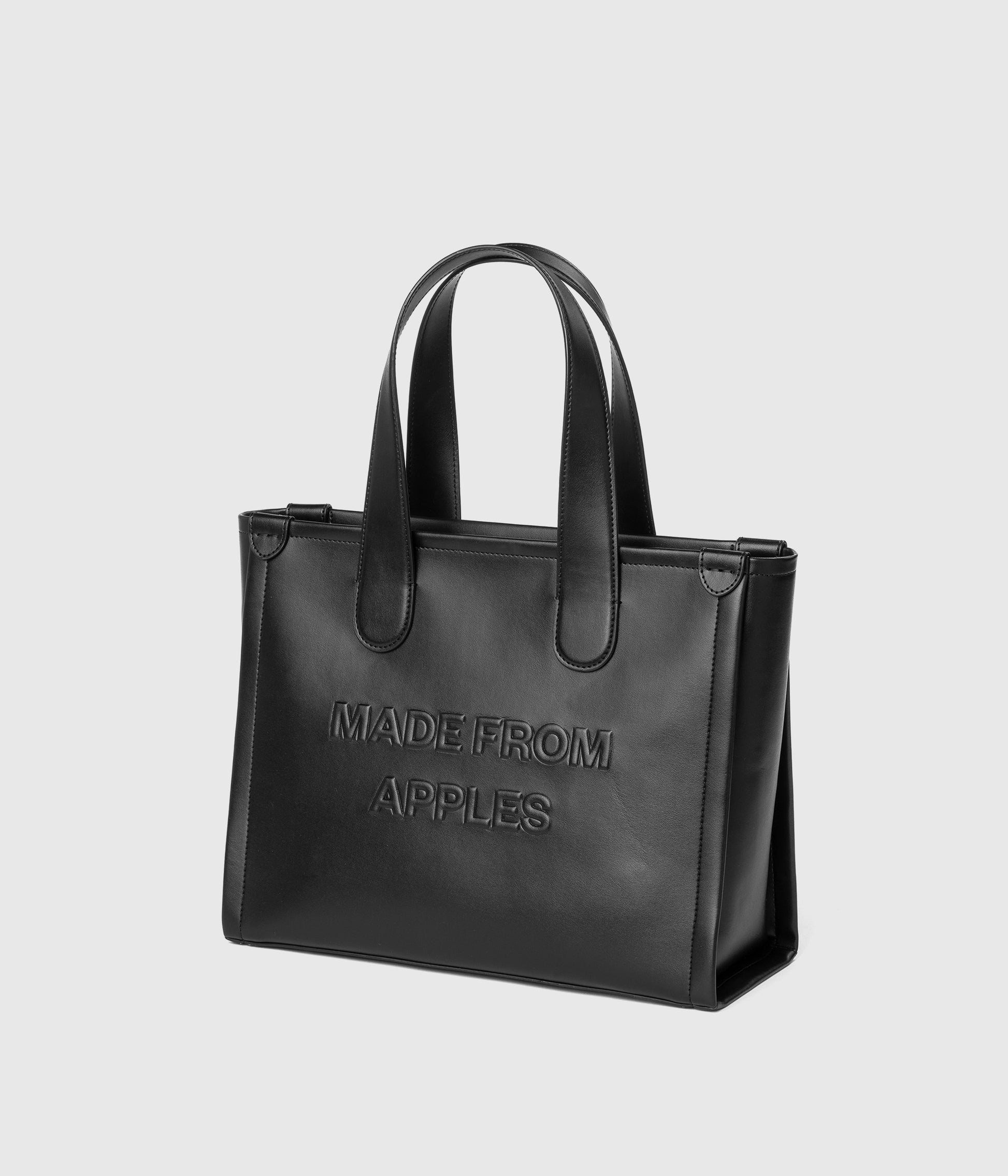 Alima Tote L - Nero (a base di mela)