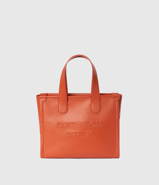 Alima Tote L - Terracotta (Apple-based)