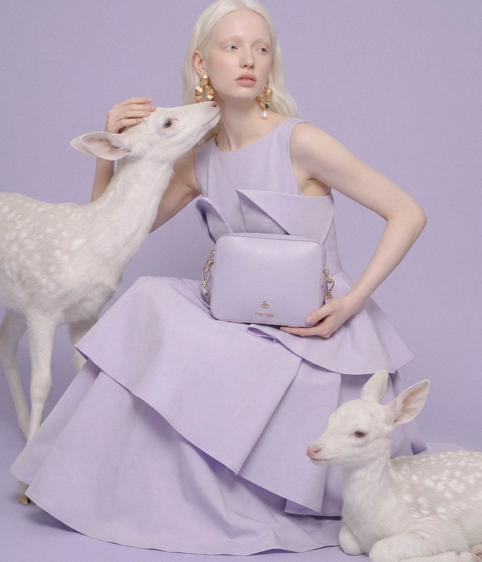 Dalila Crossbody - Lavender (Apple-based)