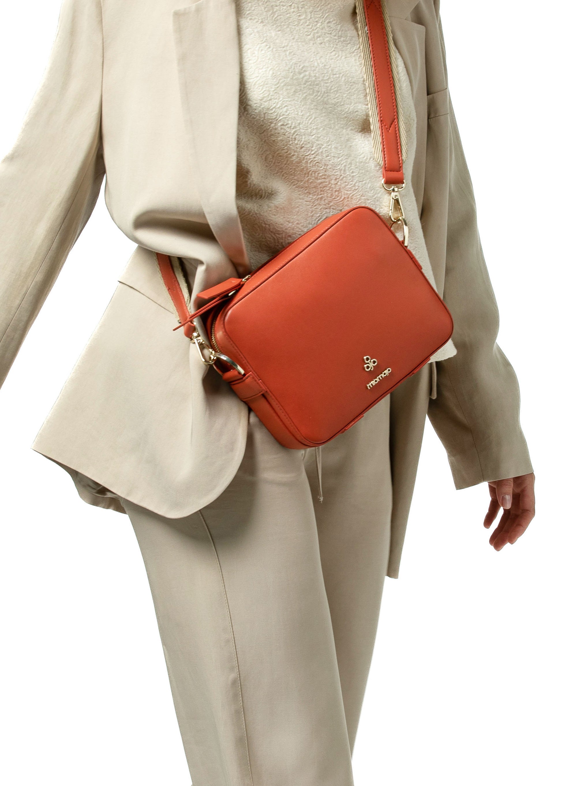 Dalila Vegan Crossbody bag Terracotta | Apple | Miomojo