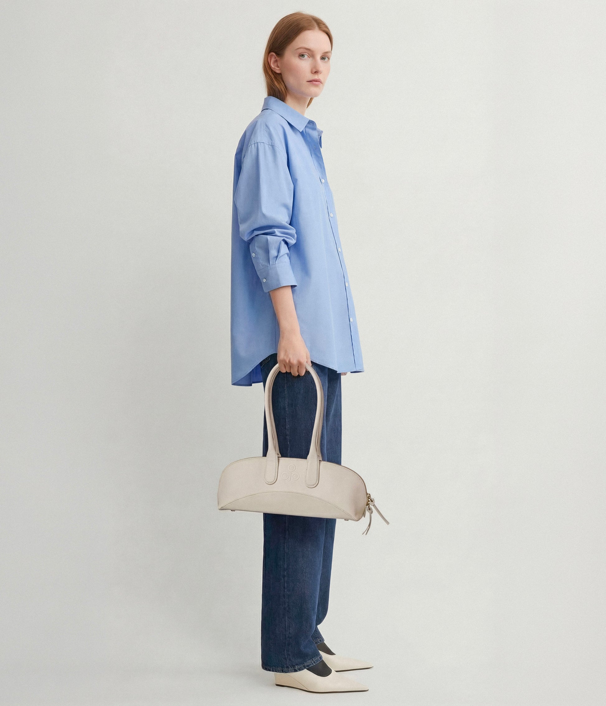 Gilda Shoulder bag - Eis (auf Orangenbasis)