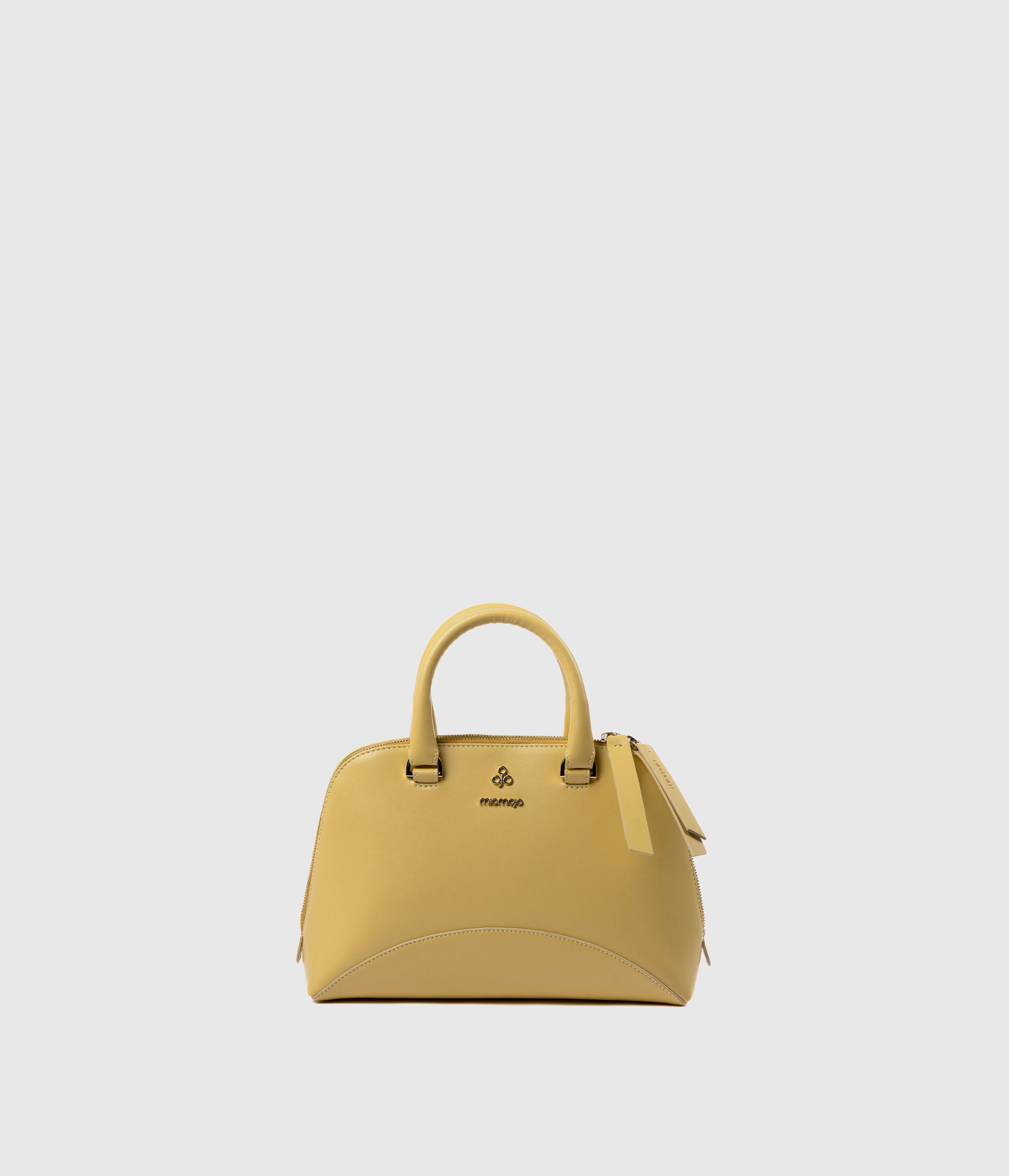 Isotta Yellow Bowler bag Banana: vegan bag
