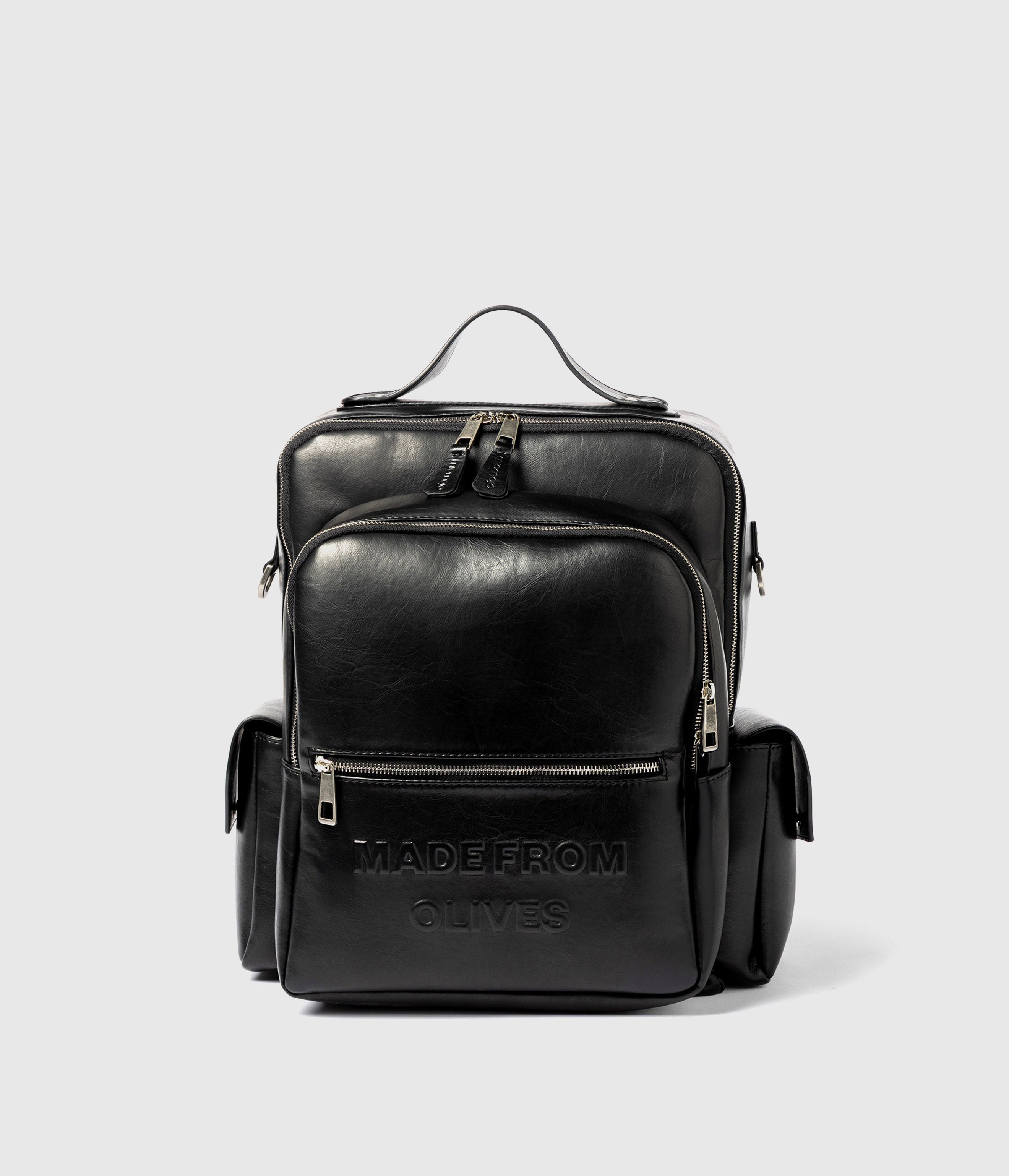 Jared Backpack black: vegan bag | Olives