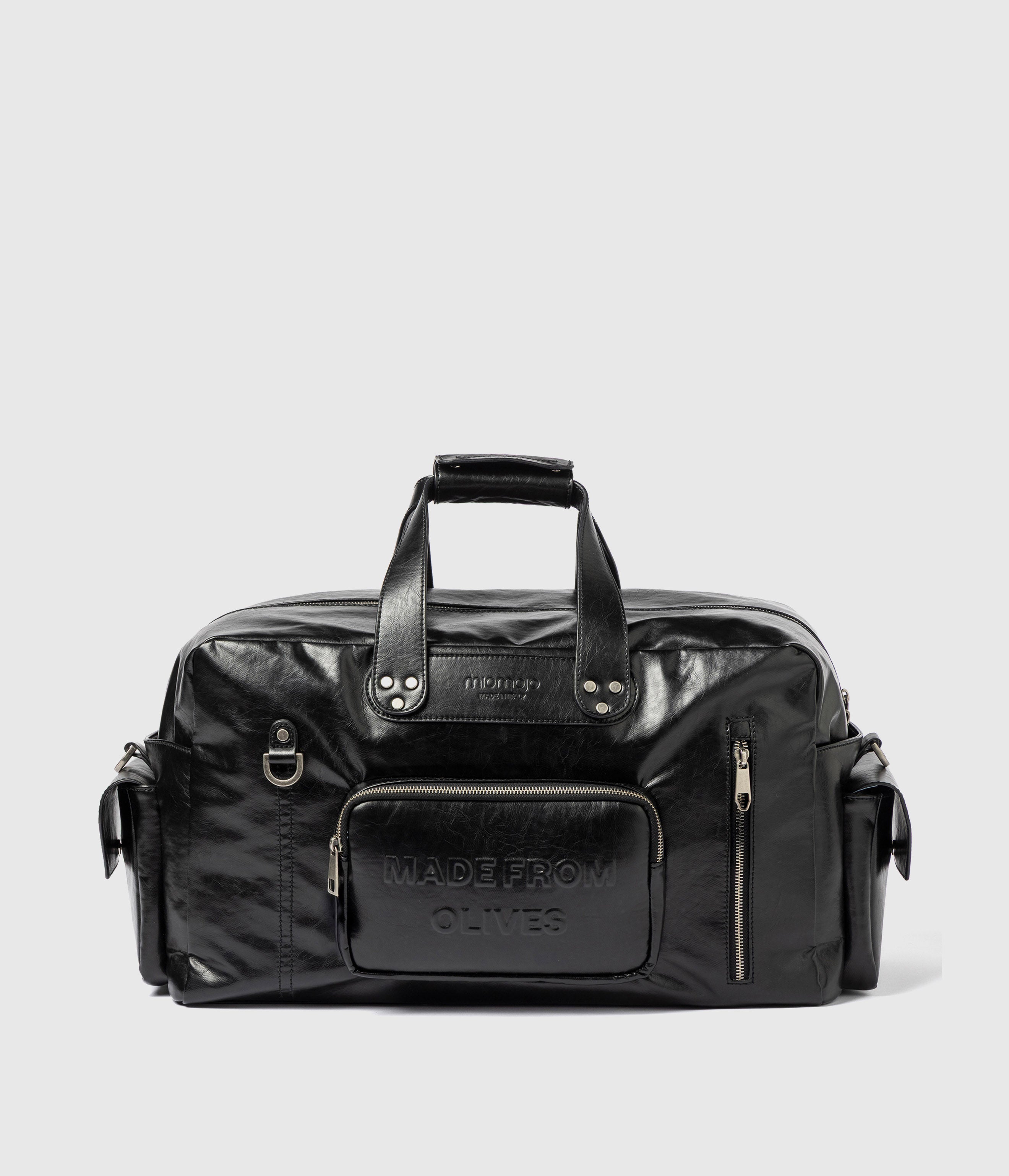 Lenny duffle bag black: vegan bag | Olives | Miomojo