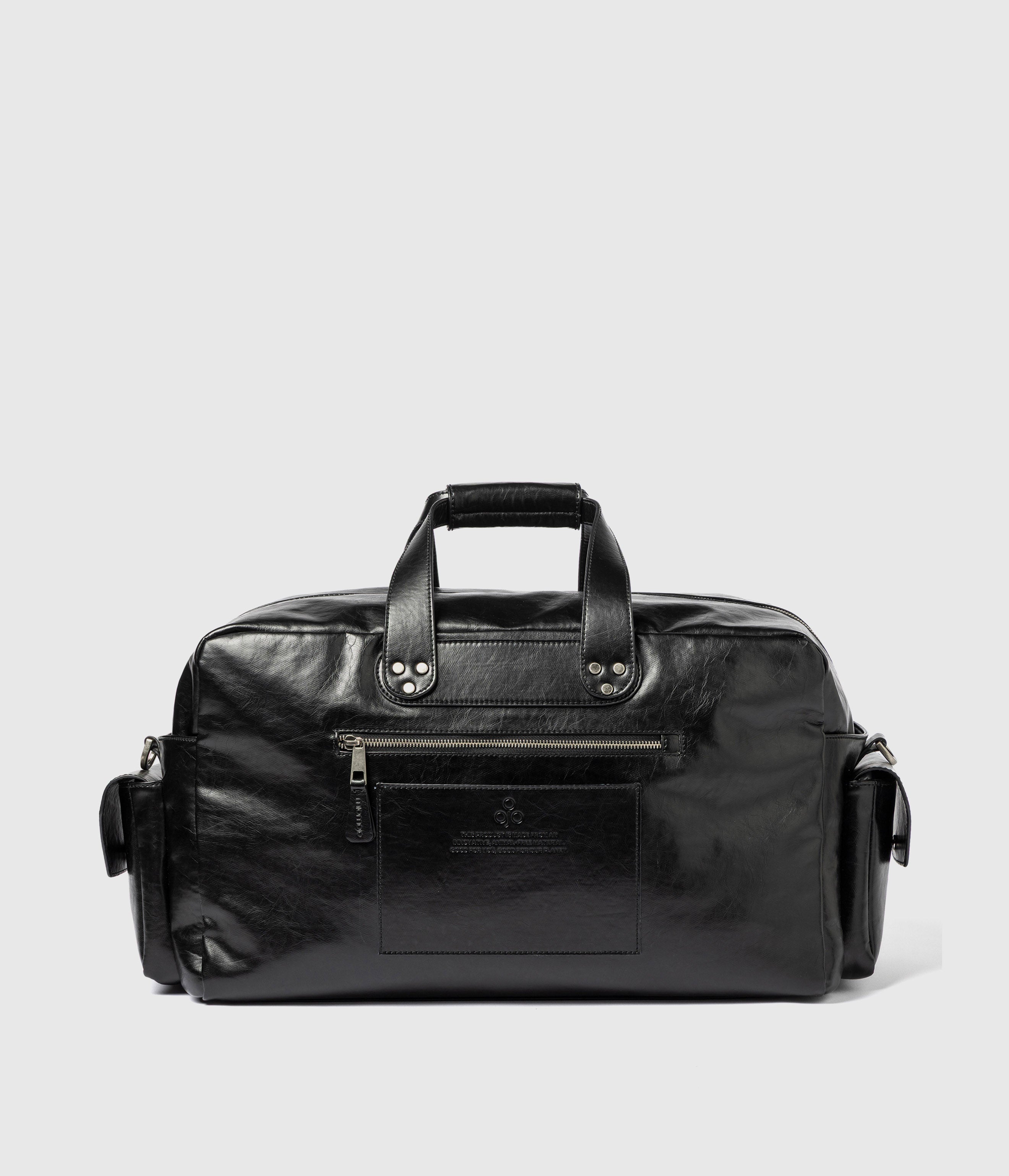 Lenny duffle bag black: vegan bag | Olives | Miomojo