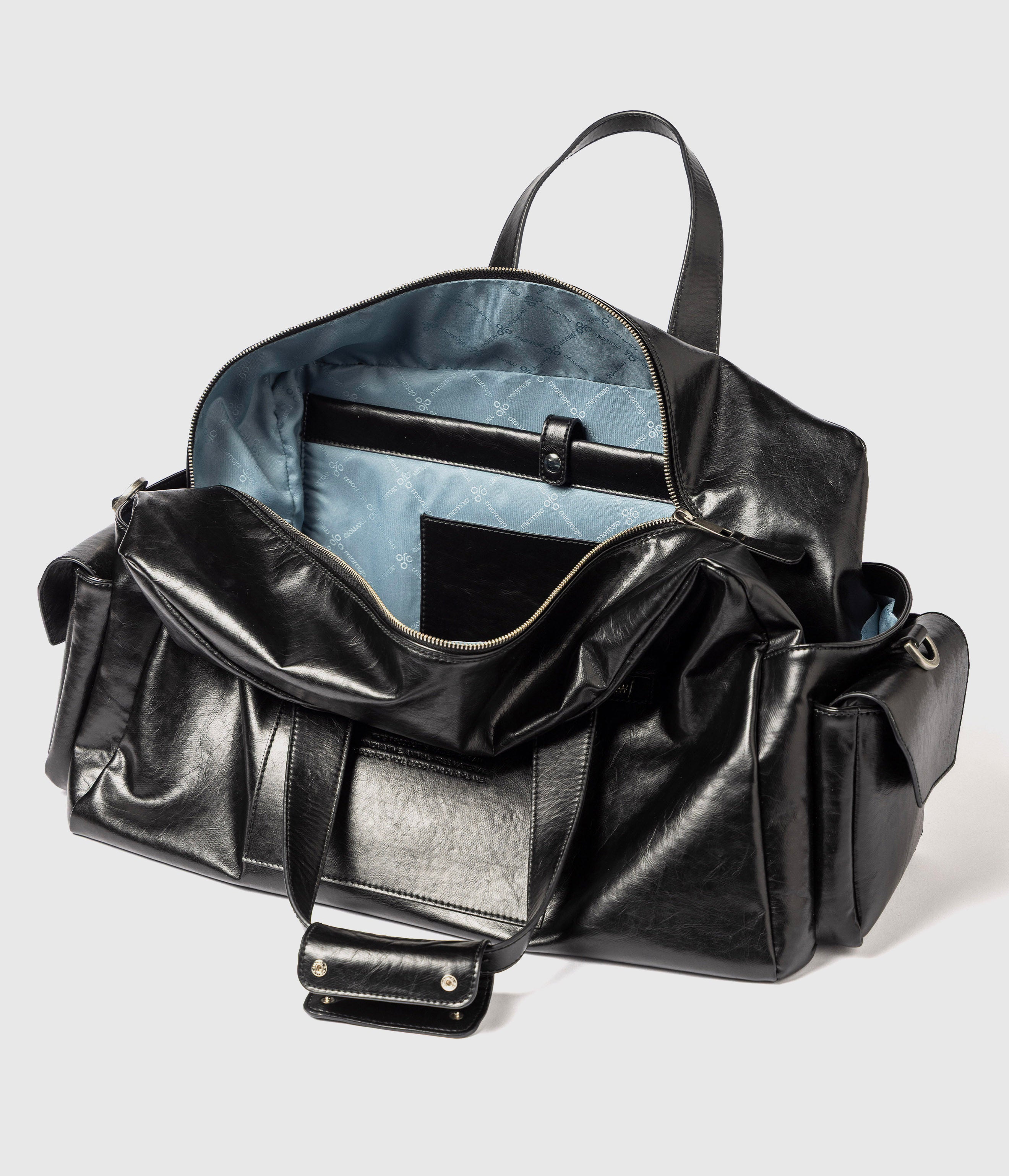 Lenny duffle bag black: vegan bag | Olives | Miomojo