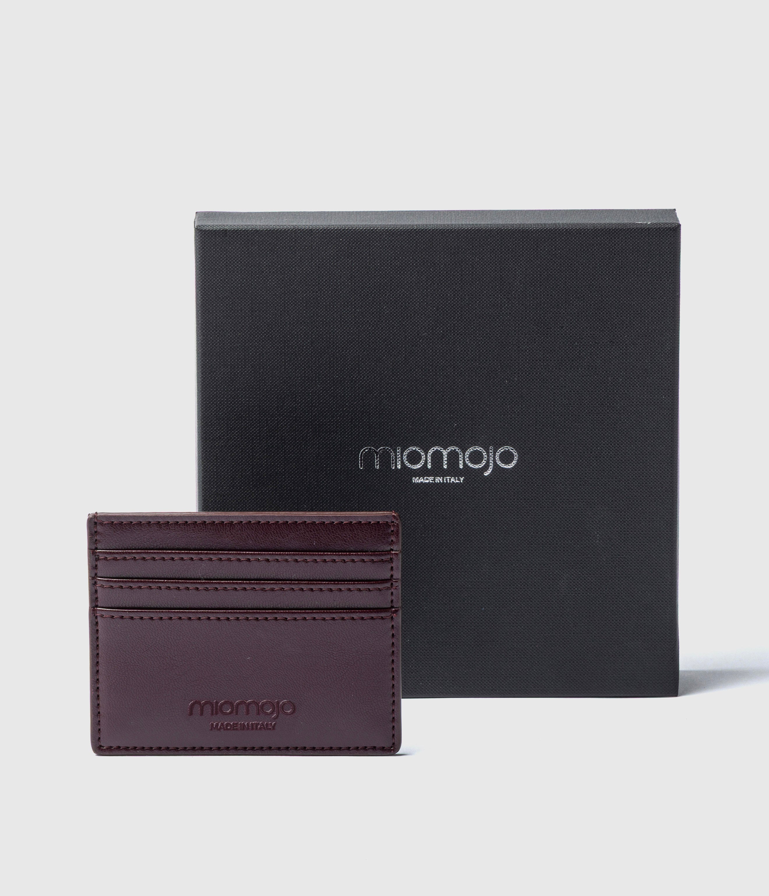 Leo Card Holder Rubino: vegan bag | Apple | Miomojo