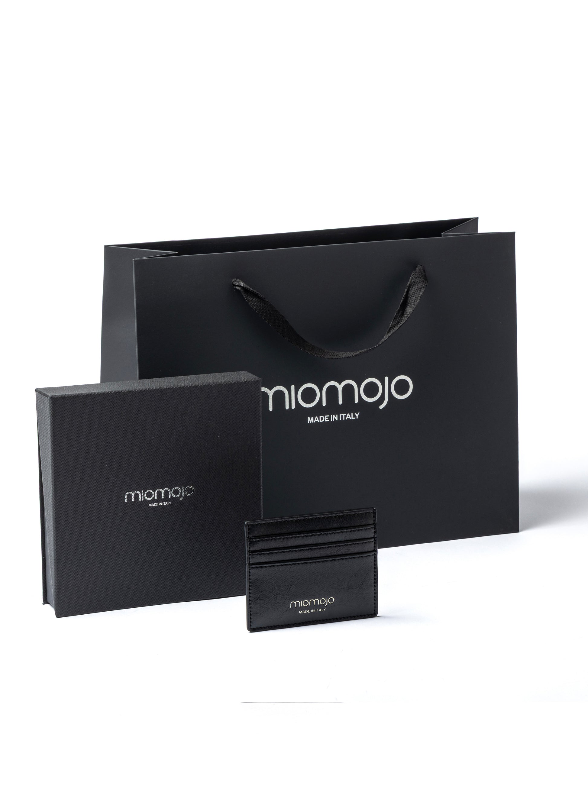 Leo Card Holder Nero - Olive