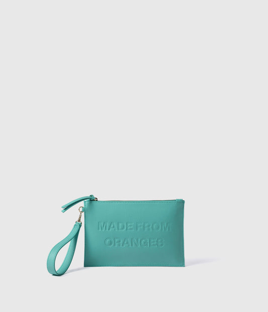 Orion Pouch – Acquamarine (Orange-Based)