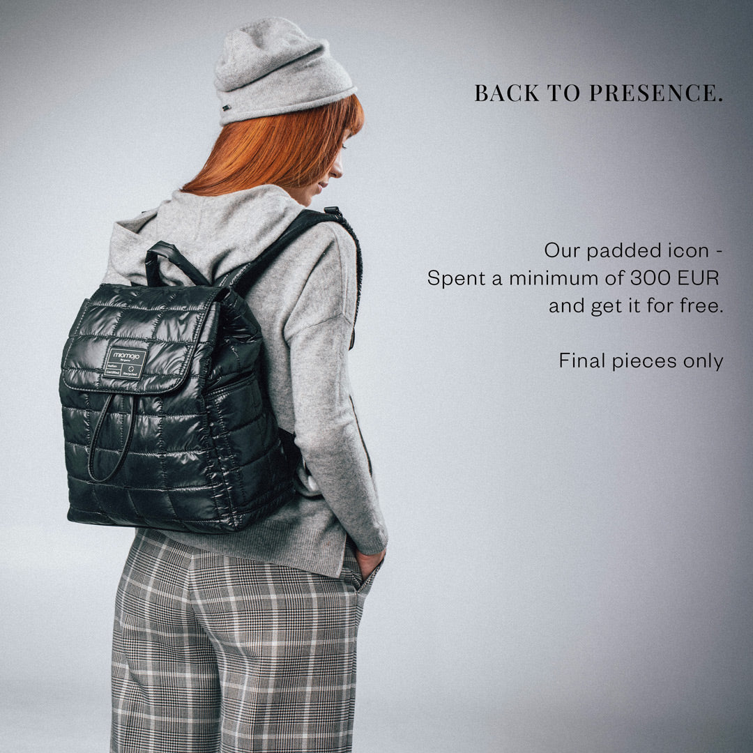 🎁 Amanda Backpack Black - Recycled Nylon (100% off)
