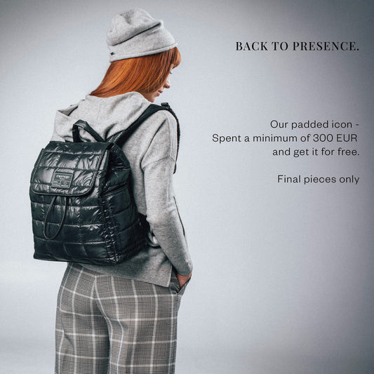 🎁 Amanda Backpack Black - Recycled Nylon (100% off)