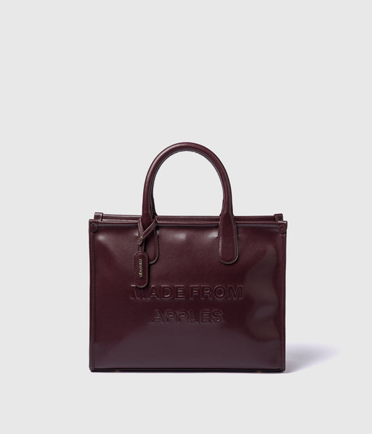 Alima Deluxe Tote L - Borgogna (Apple-based)
