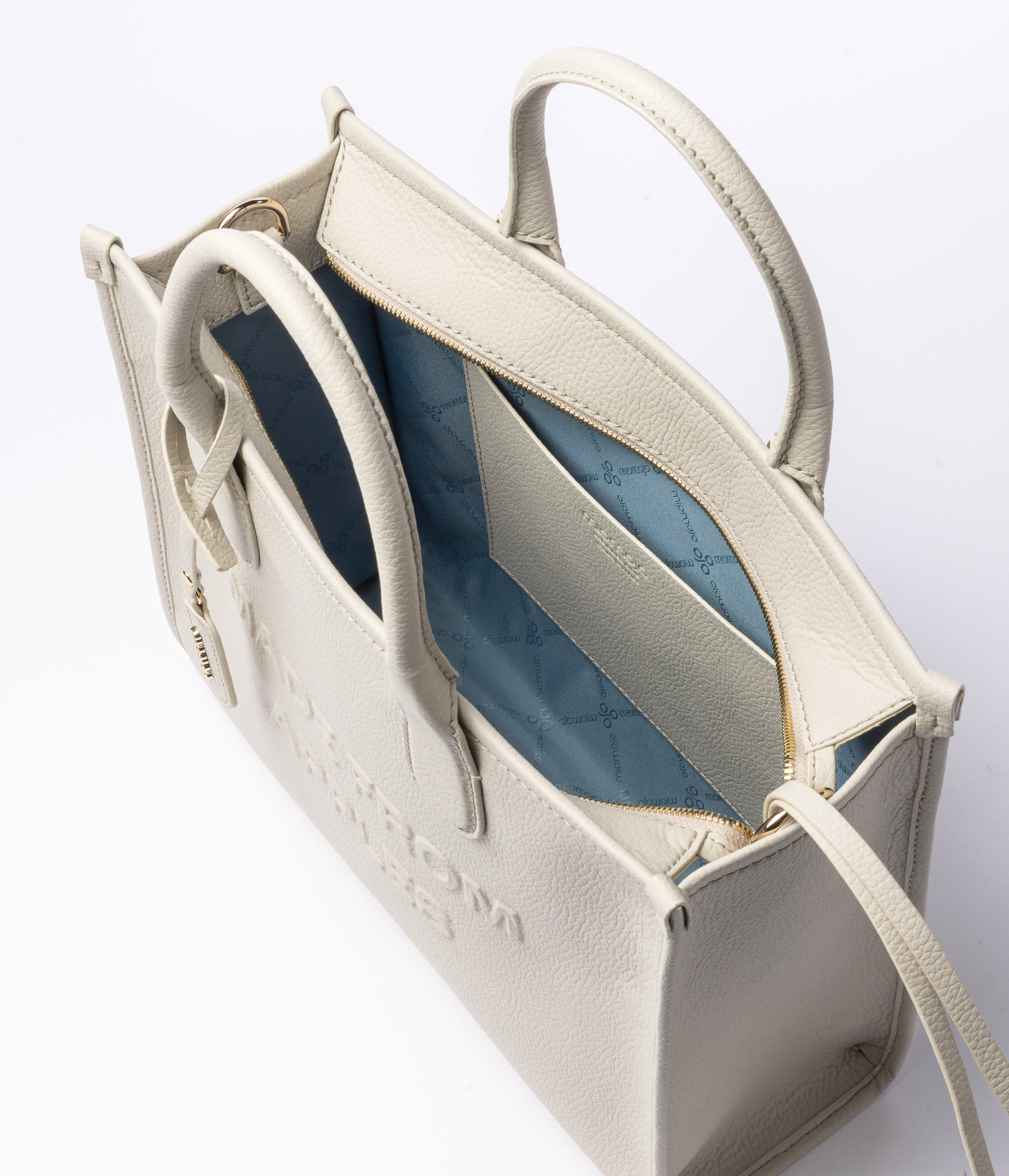 Alima Deluxe Tote L - Cloud White (auf Apfelbasis)