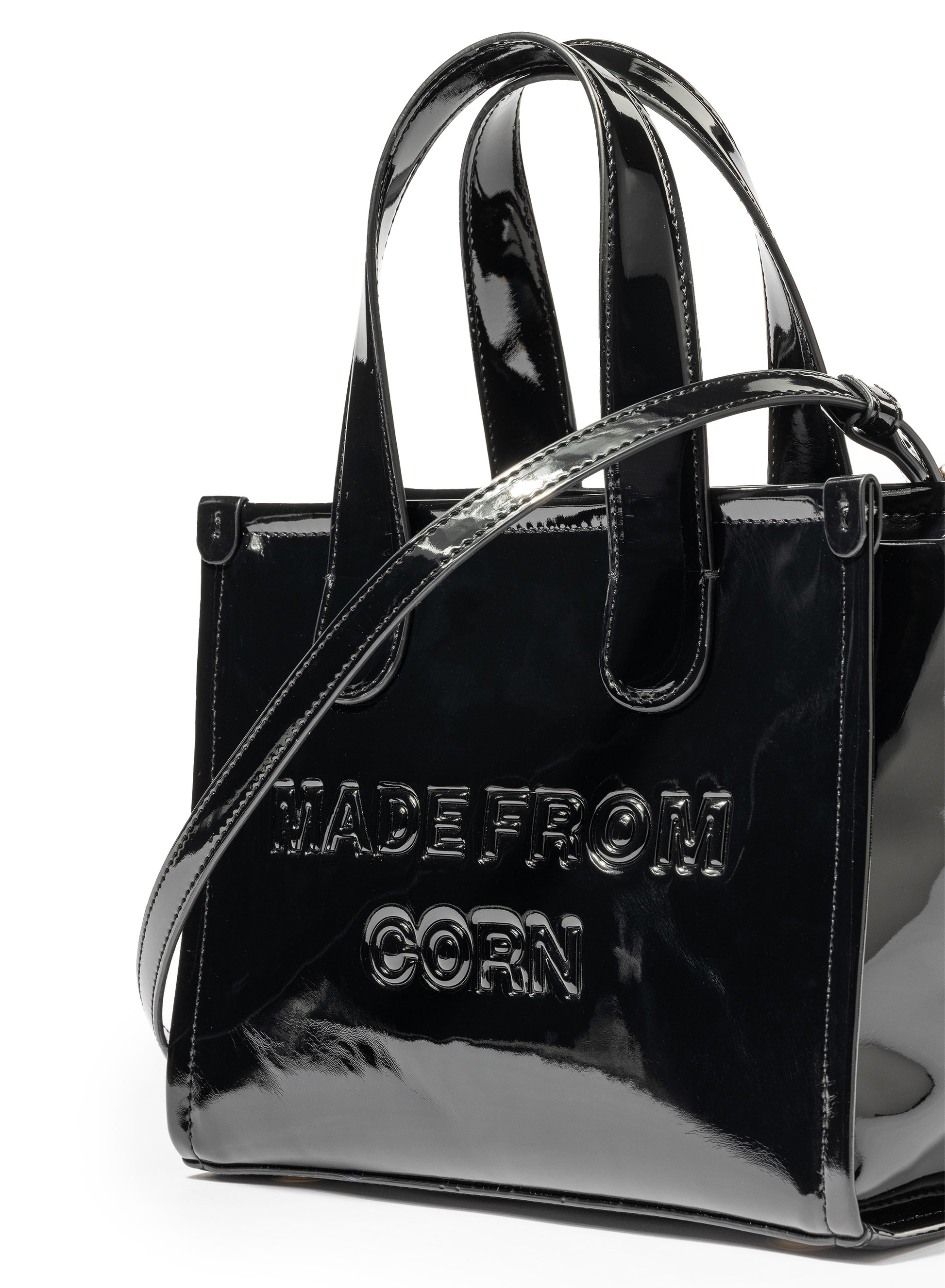 Alma Tote Bag Black Made from Corn Miomojo - 7