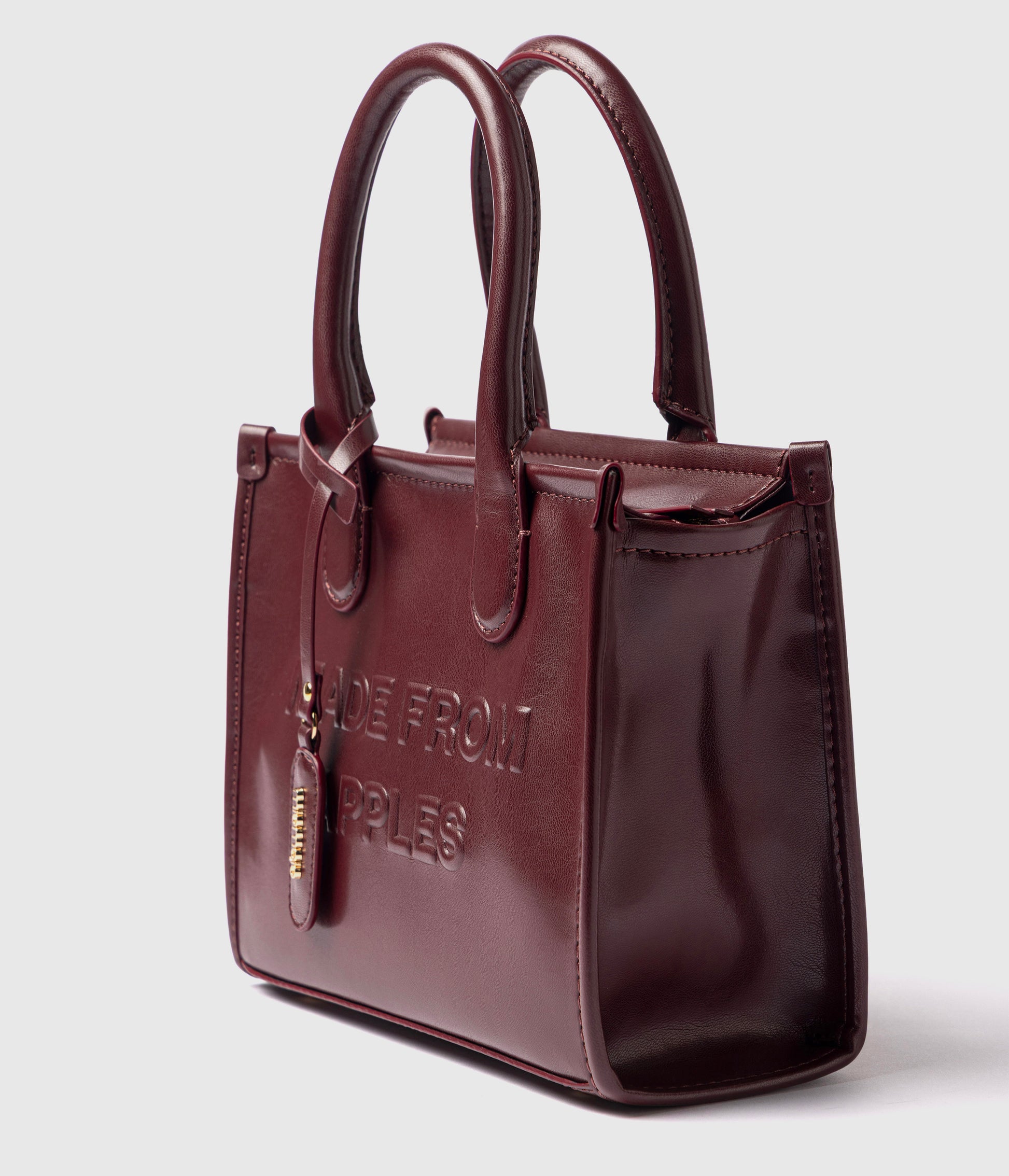 Alima Deluxe Tote M - Rubino (a base di mela)