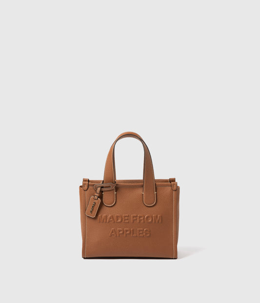 Alima Tote M - Cognac (Apple-based)