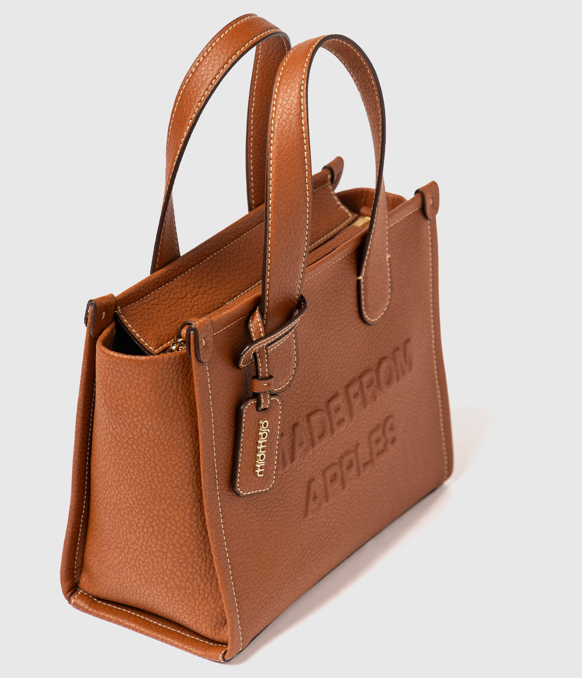 Alima Tote M - Cognac (a base di mela)
