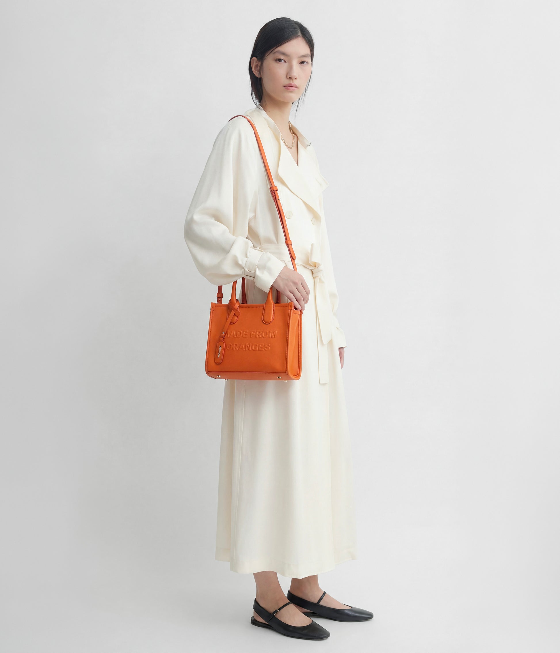 Alima Deluxe Tote M – Arancio (a base di arancia)