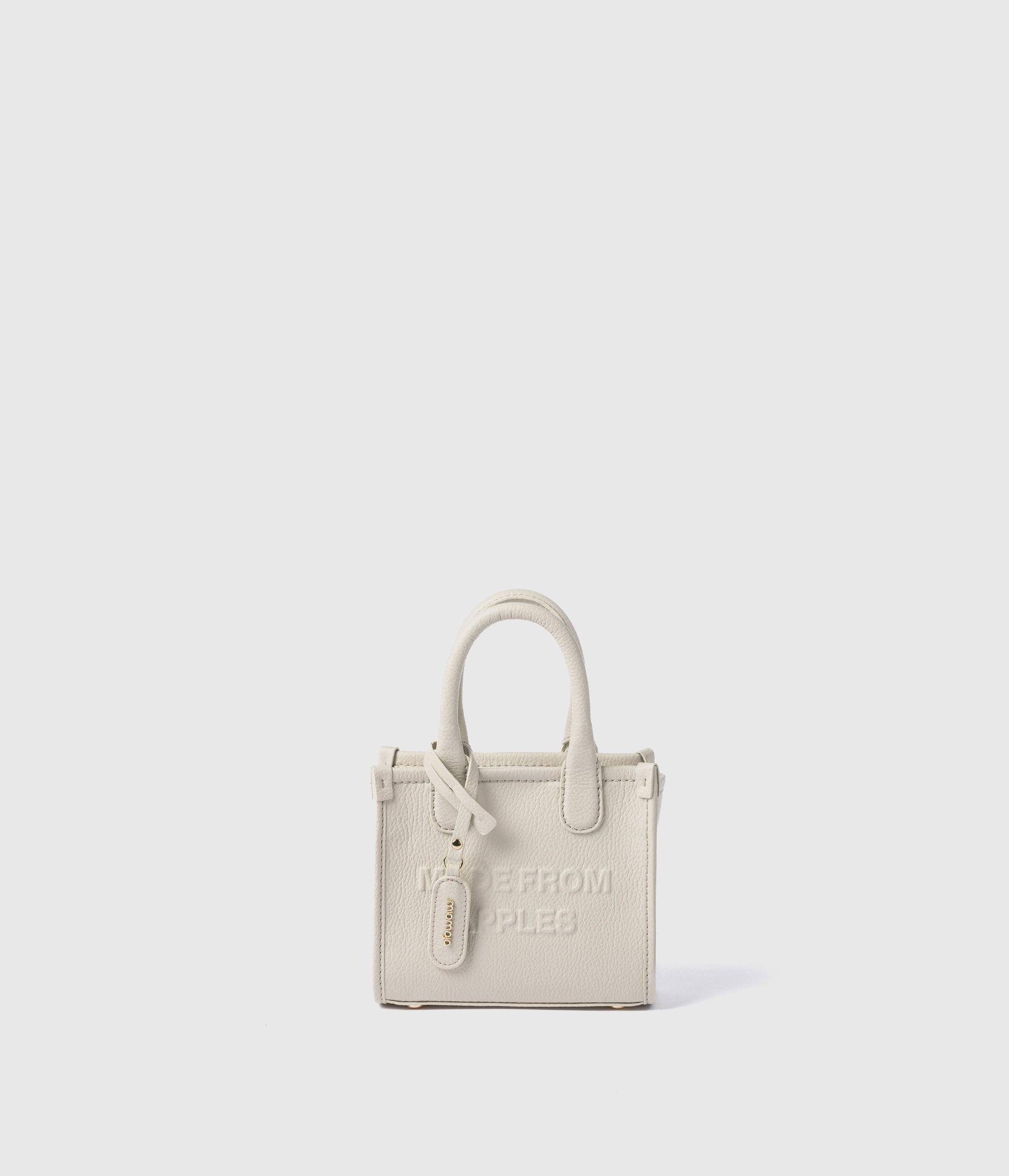 Alima Deluxe Tote S – Cloud White (auf Apfelbasis)