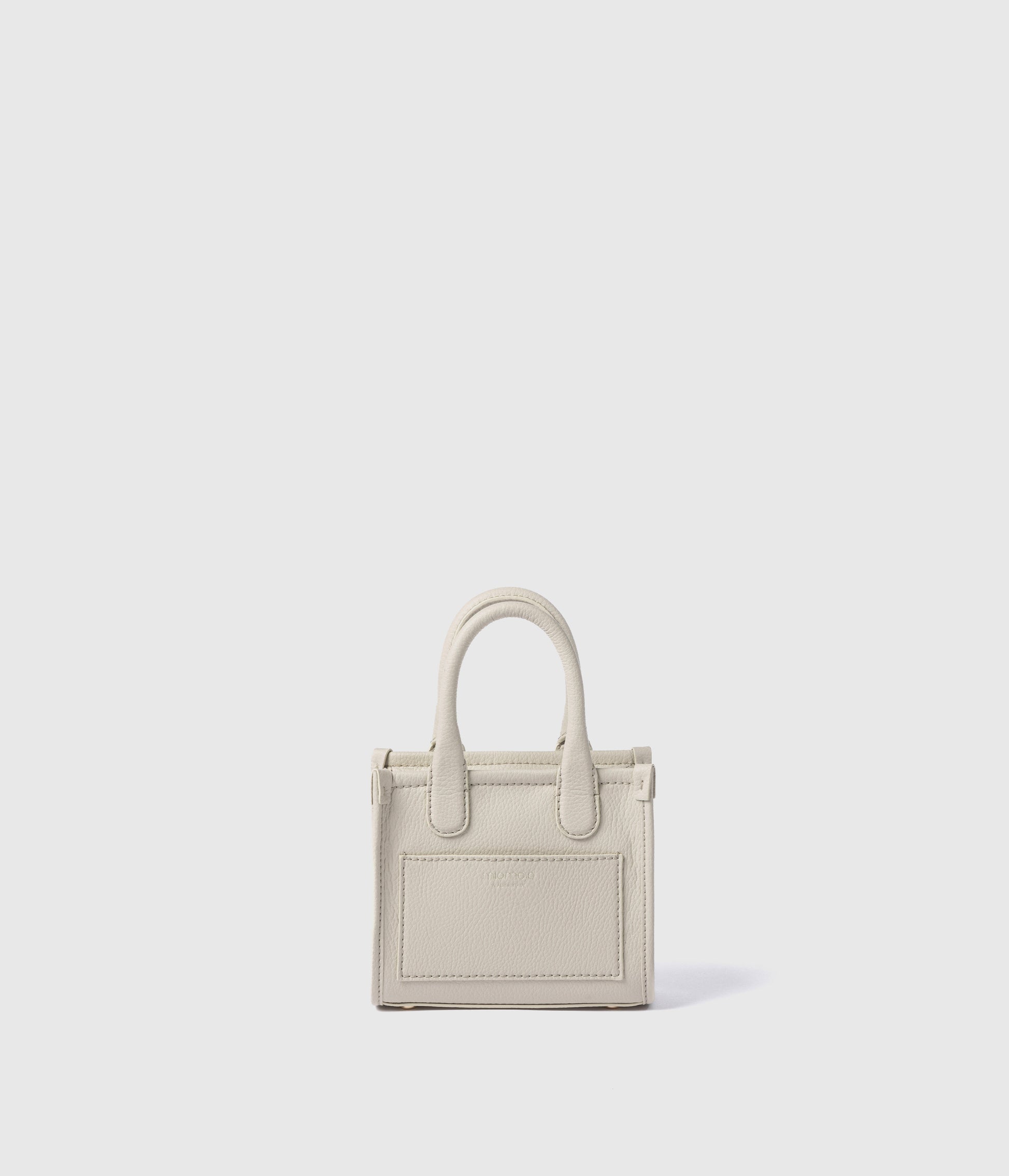 Alima Deluxe Tote S – Cloud White (auf Apfelbasis)