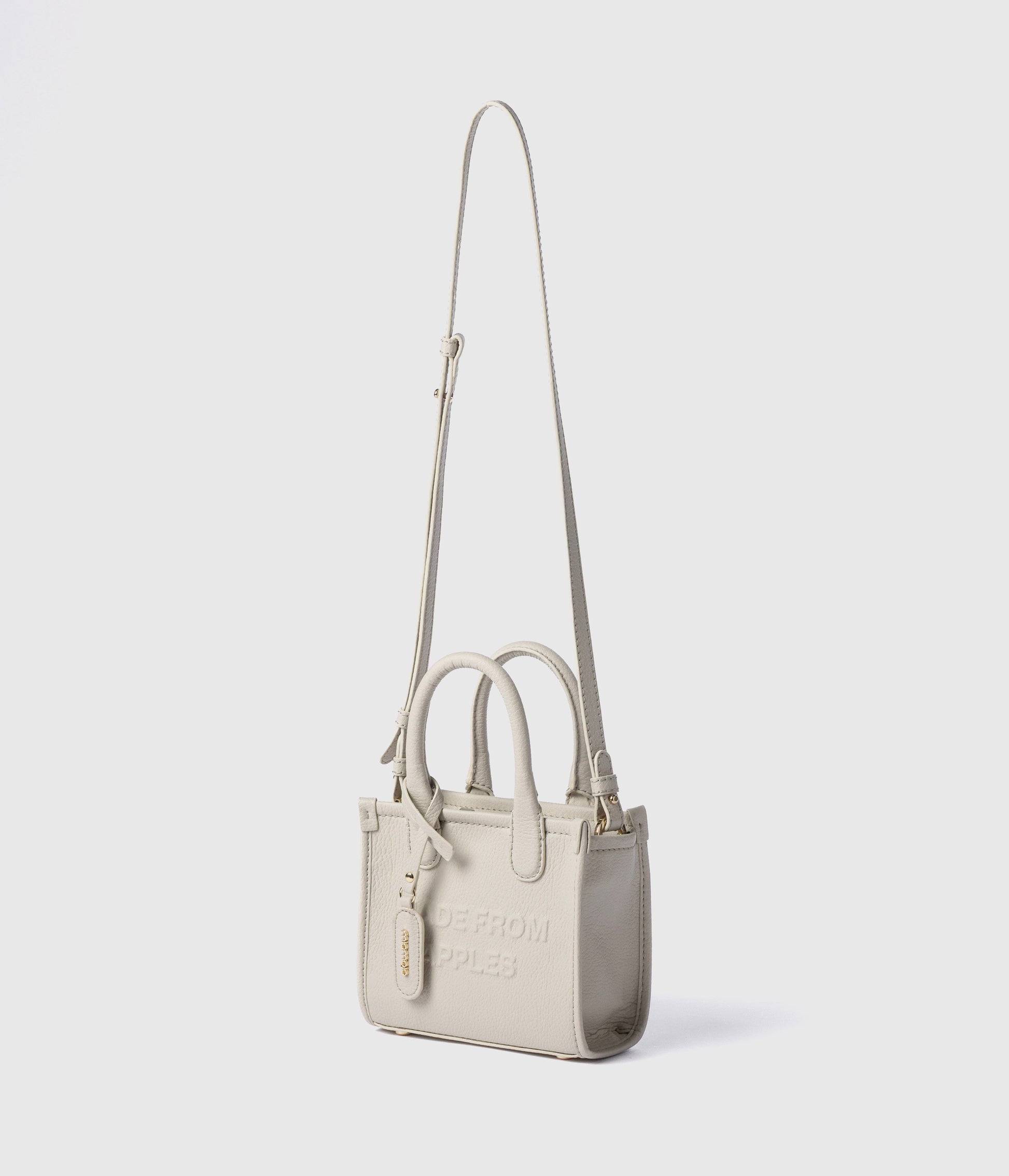 Alima Deluxe Tote S – Cloud White (auf Apfelbasis)