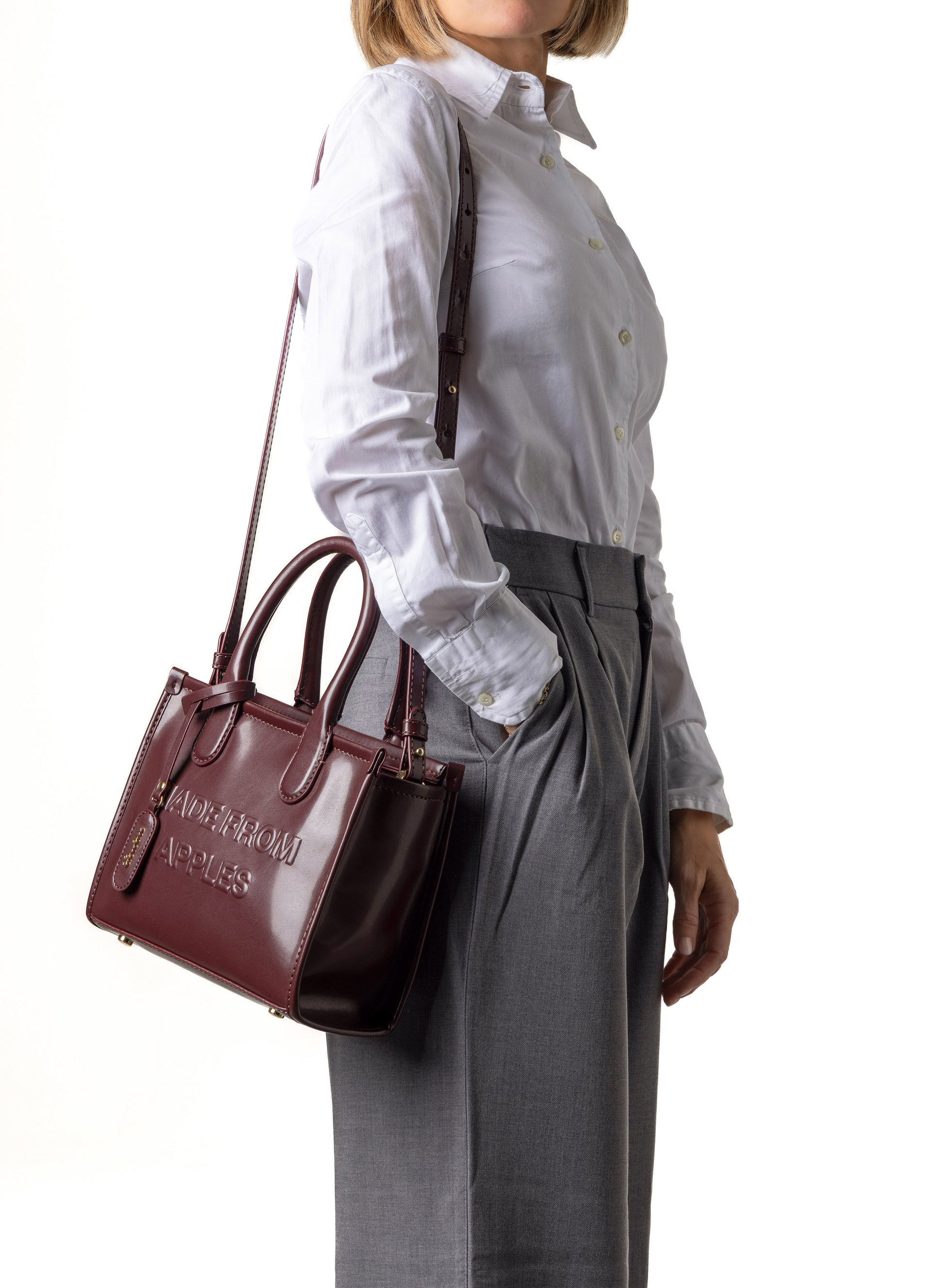 Alma Deluxe Tote Bag M Rubino - Apple