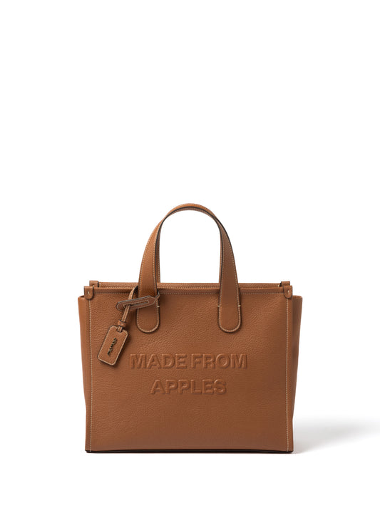 Alma Tote Bag L Cognac - Apple