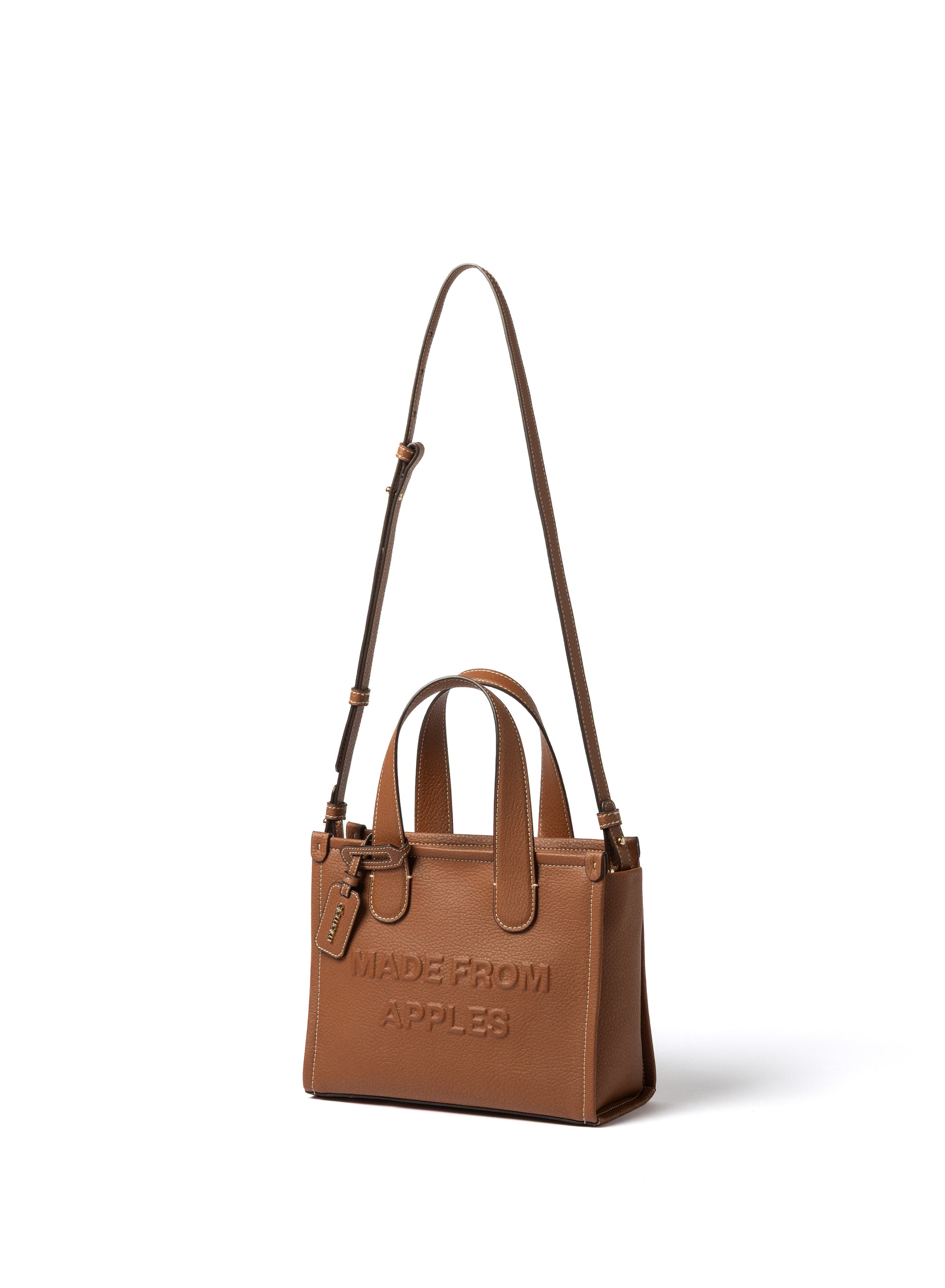 Alma Tote Bag M Cognac- Apple