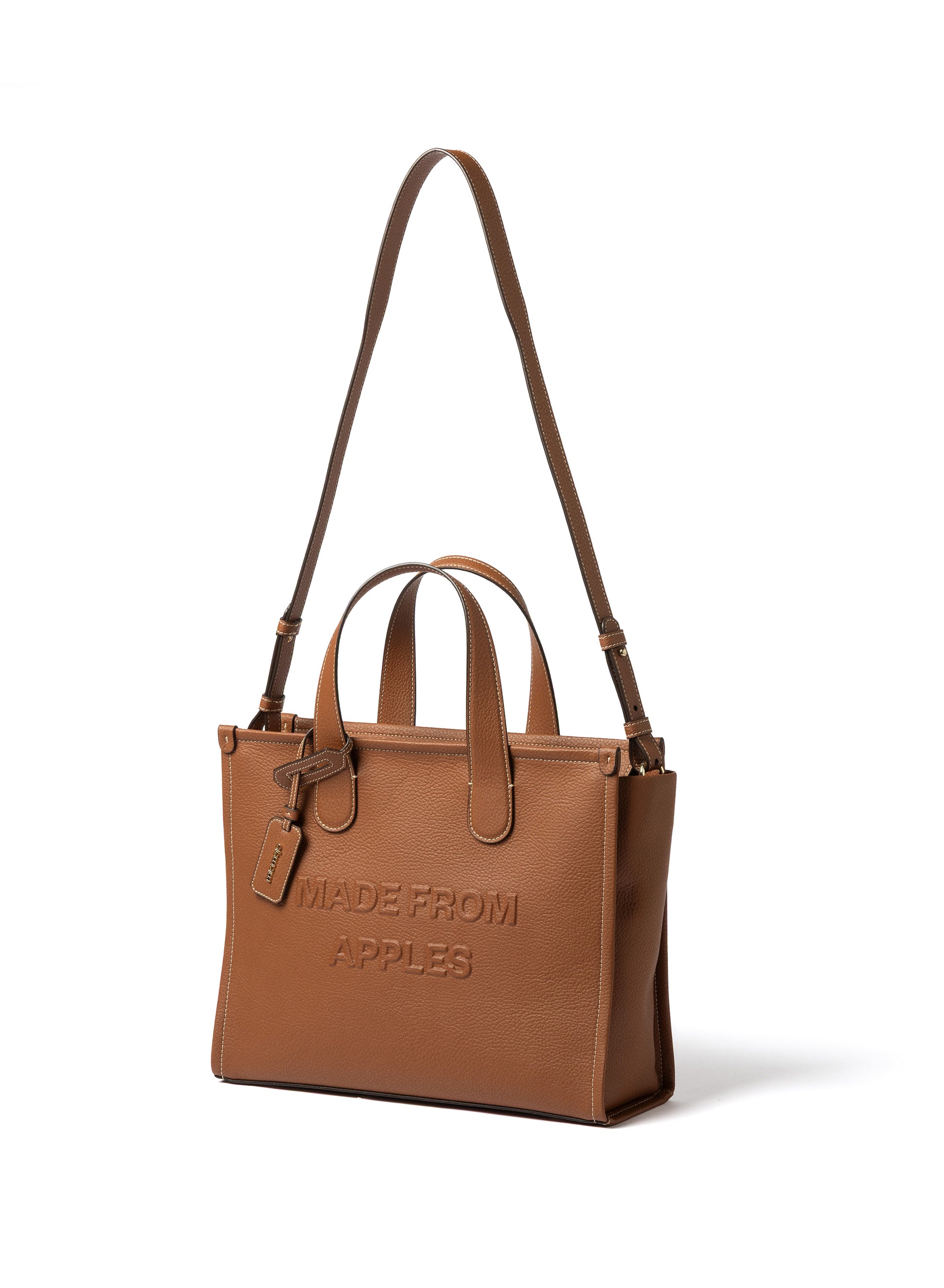 Alma Tote Bag L Cognac - Apple