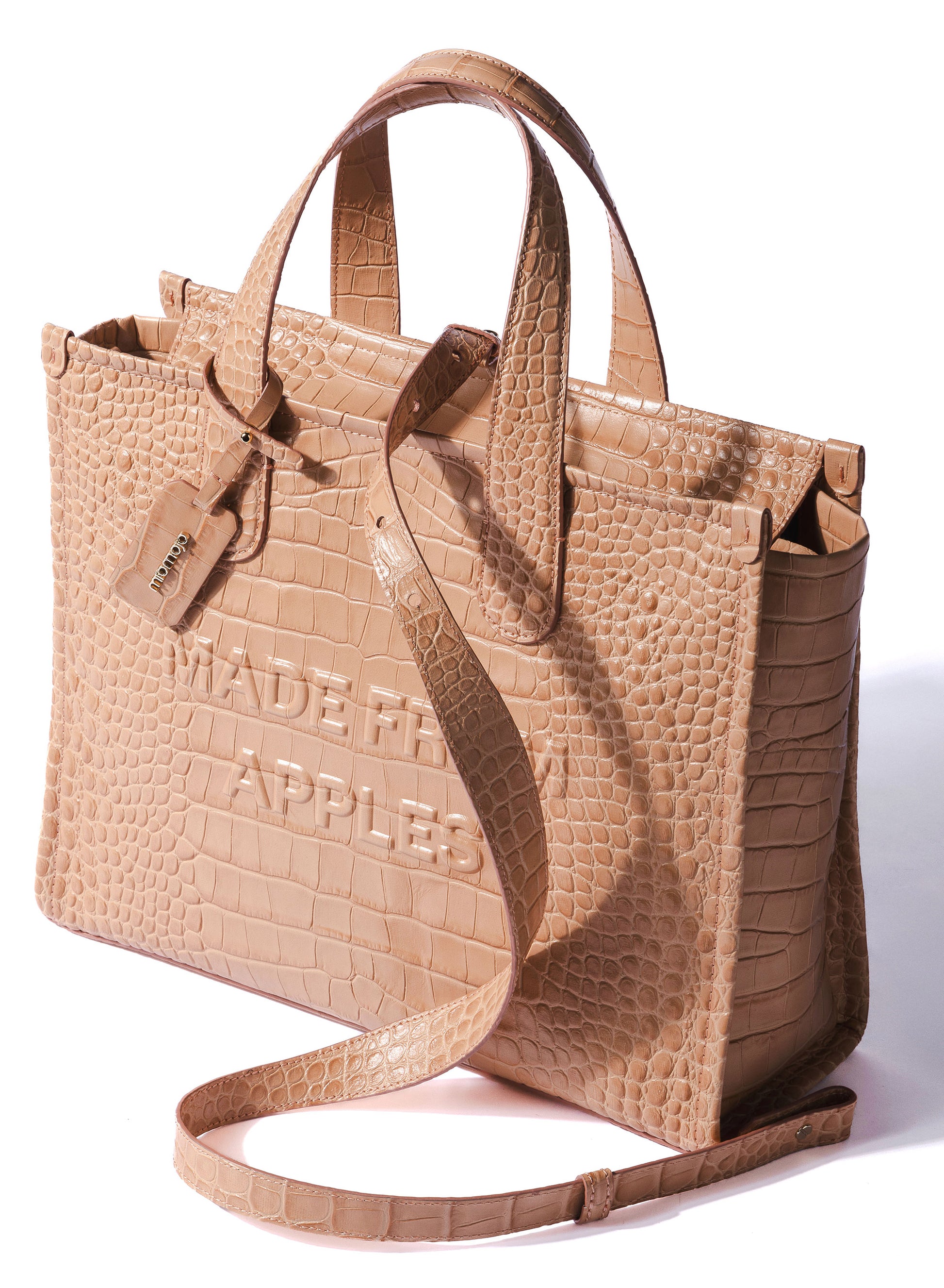 Alma Tote Bag L Mandorla - Apple