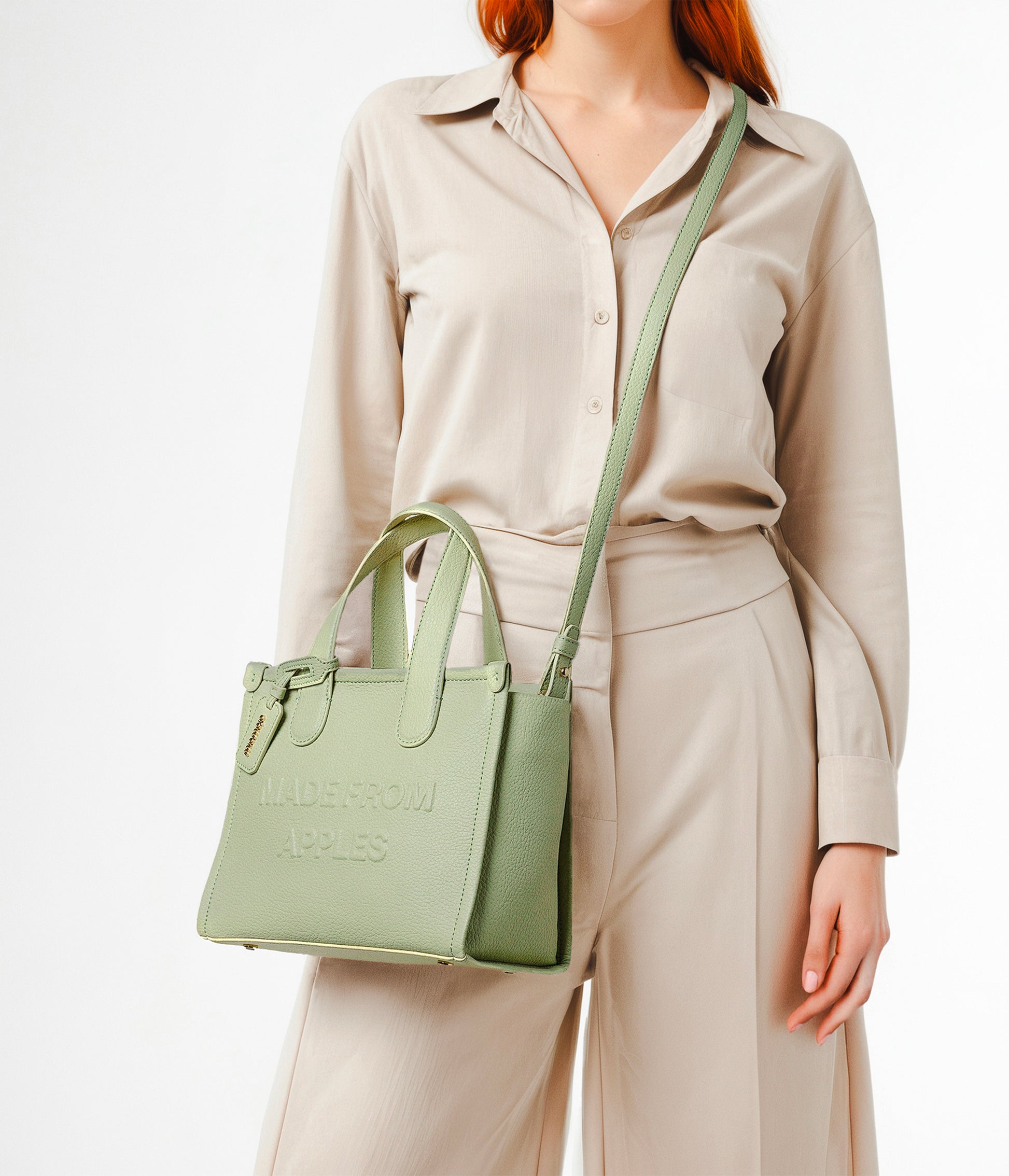 Alima Tote M - Salvia (a base di mela)