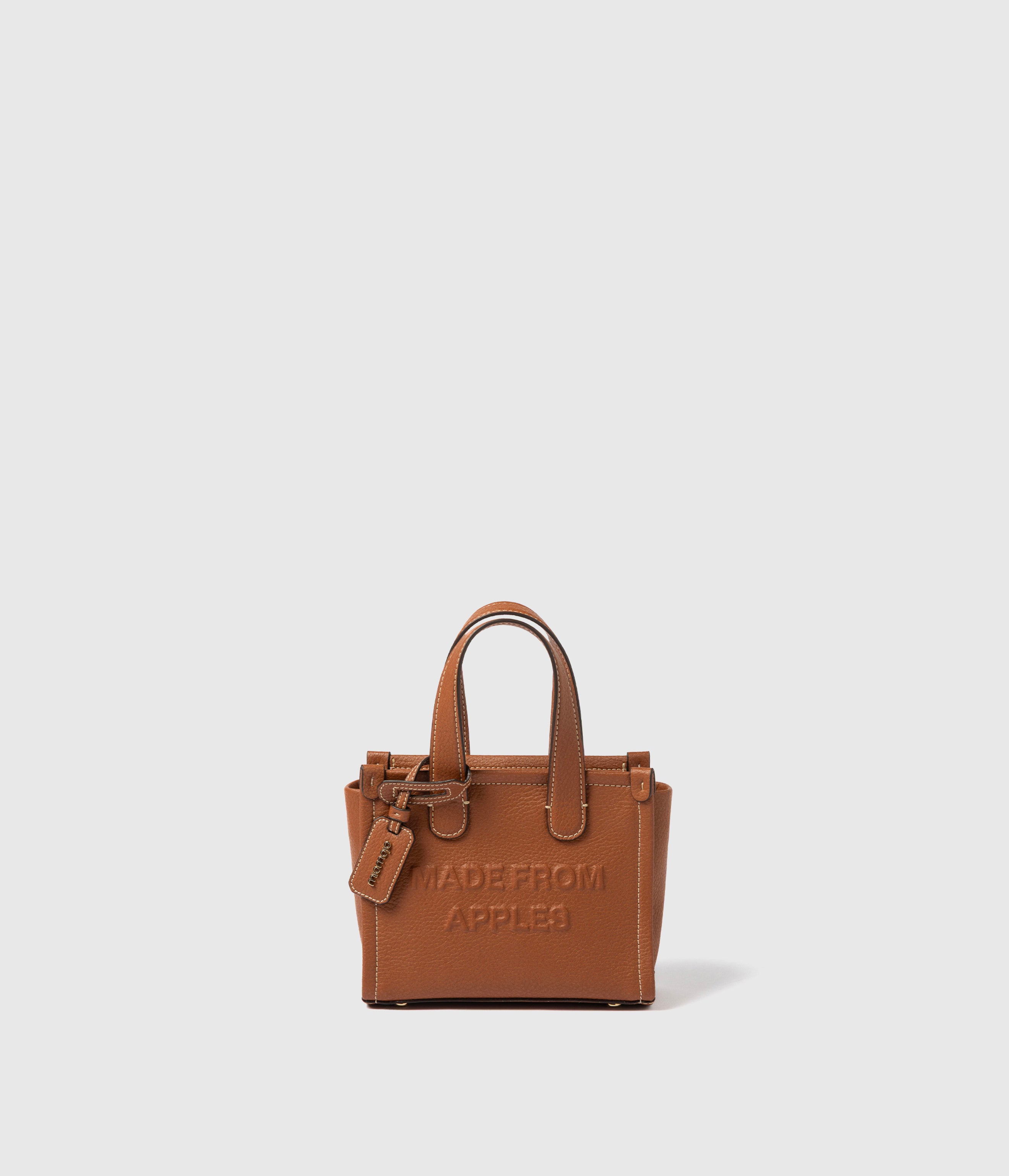 Alima small Tote Bag Cognac: vegan bag