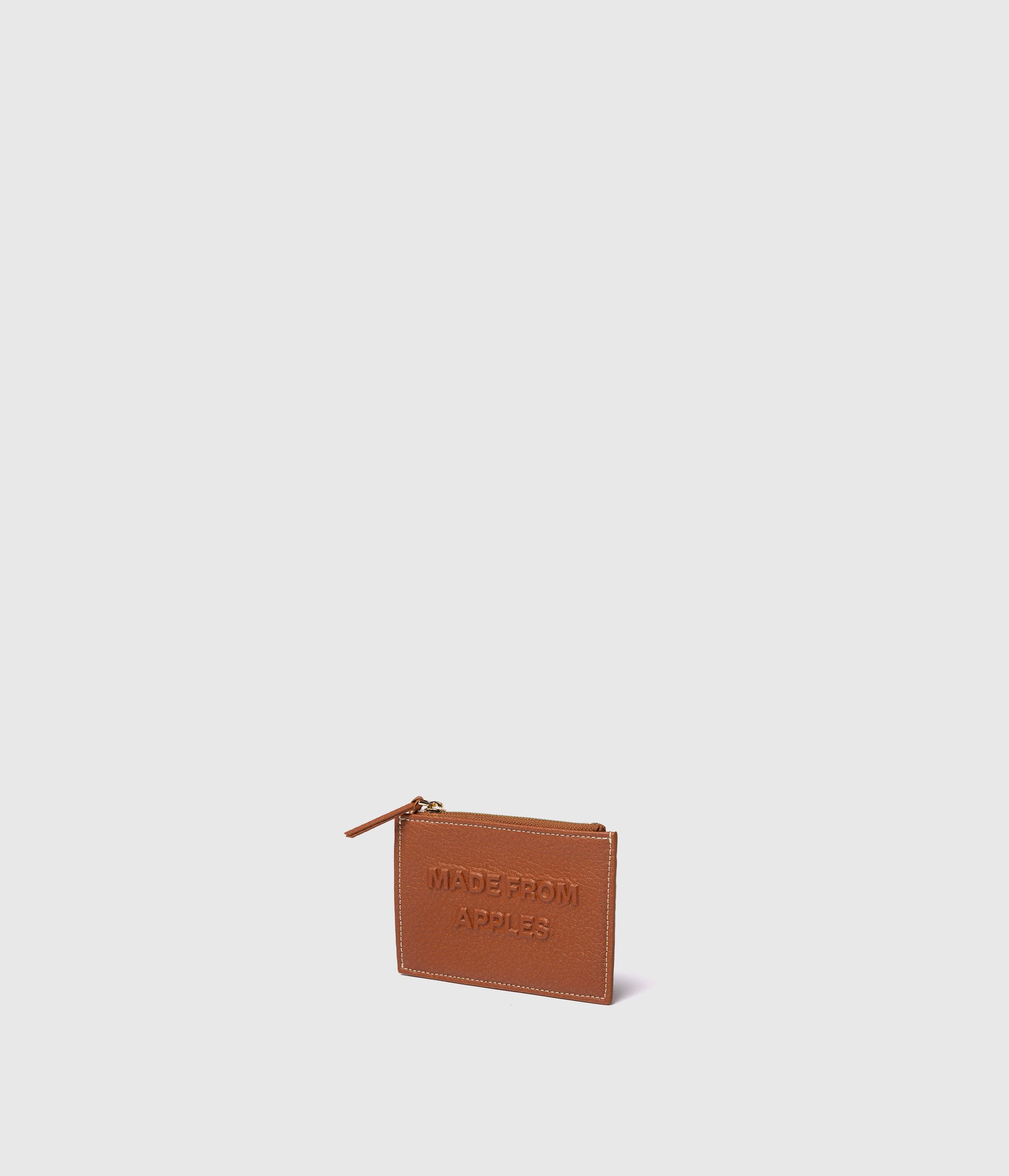 Ava Card Holder - Cognac (Apple-based)