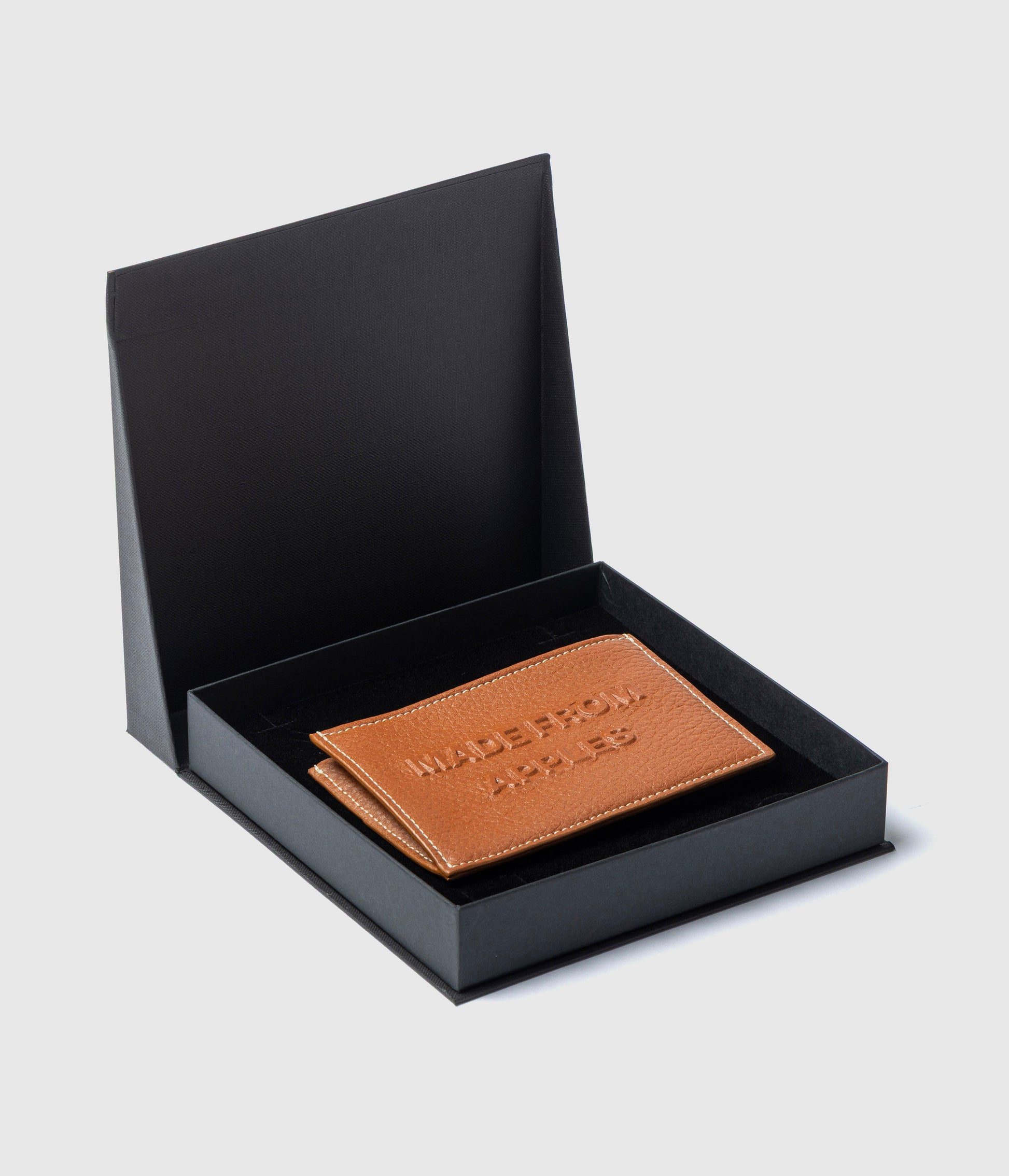 Ava Card Holder - Cognac (Apple-based)