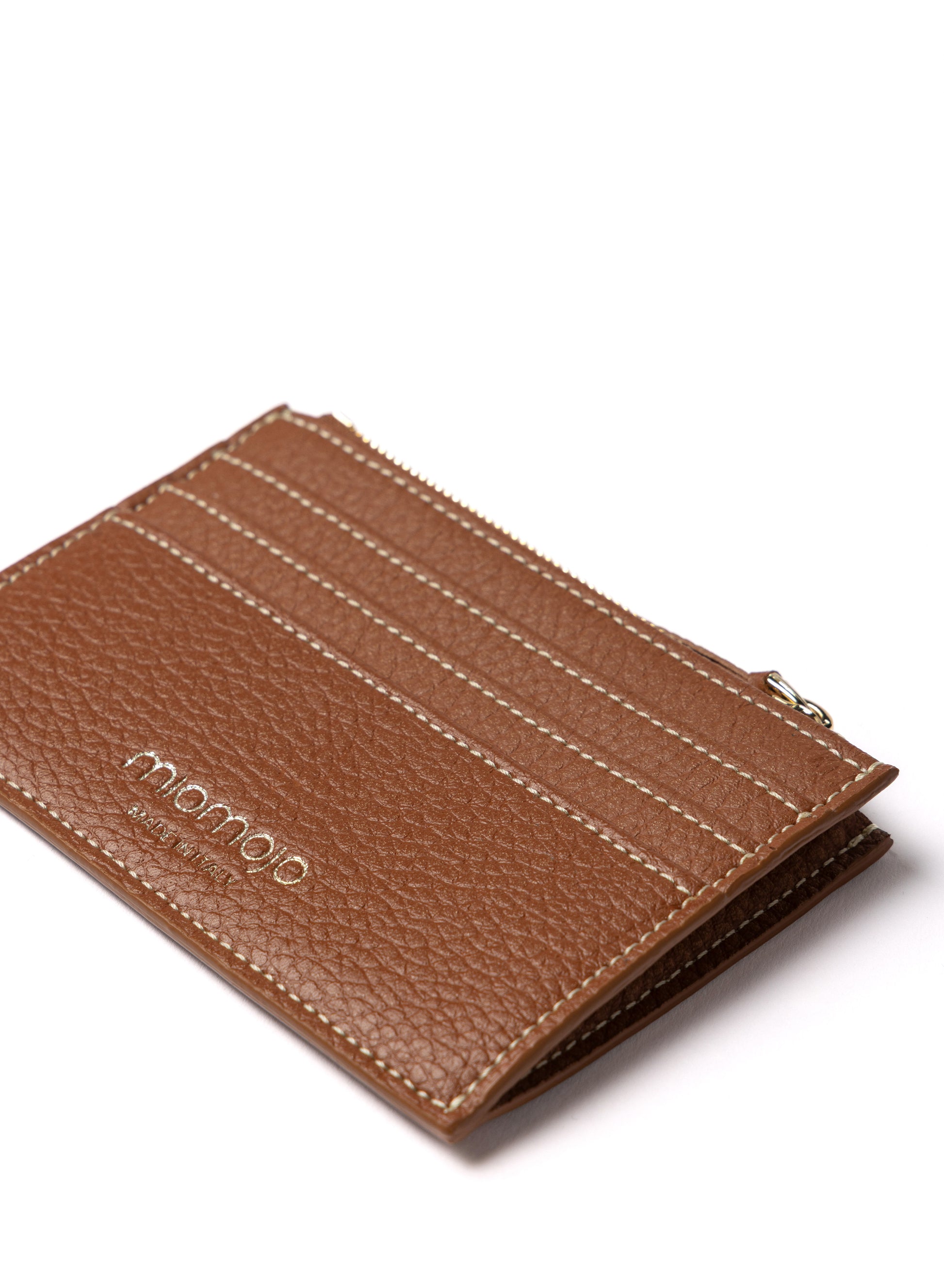 Ava Card Holder Cognac - Apple