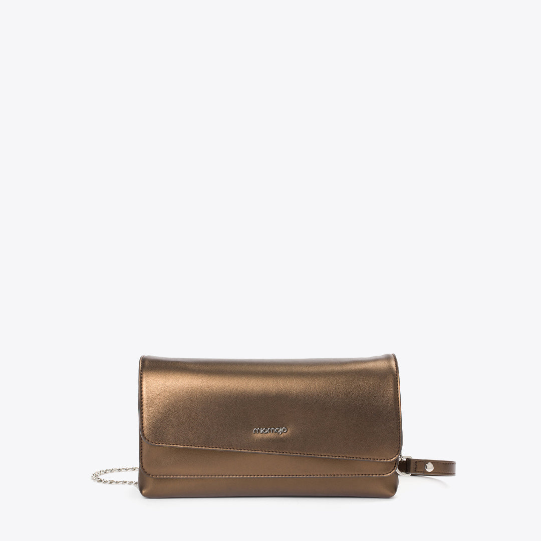 Gemma Clutch bag Bronzo - Corn