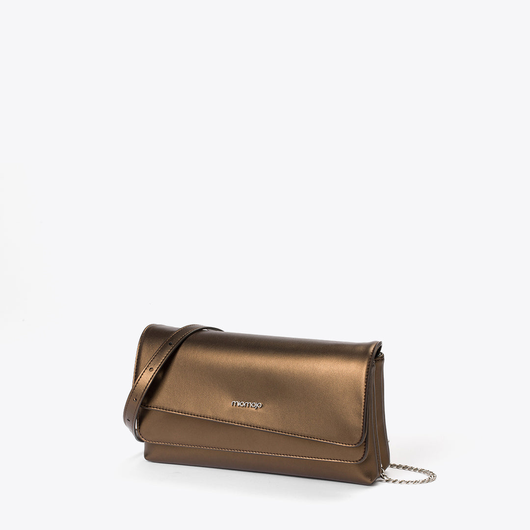 Gemma Clutch bag Bronzo - Corn