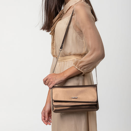 Gemma Clutch bag Bronzo - Corn