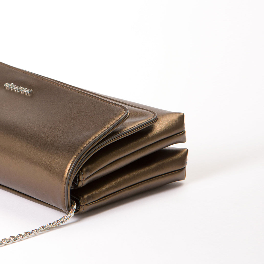 Gemma Clutch bag Bronzo - Corn