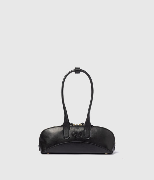 Gilda Shoulder bag - Schwarz (auf Olivenbasis)