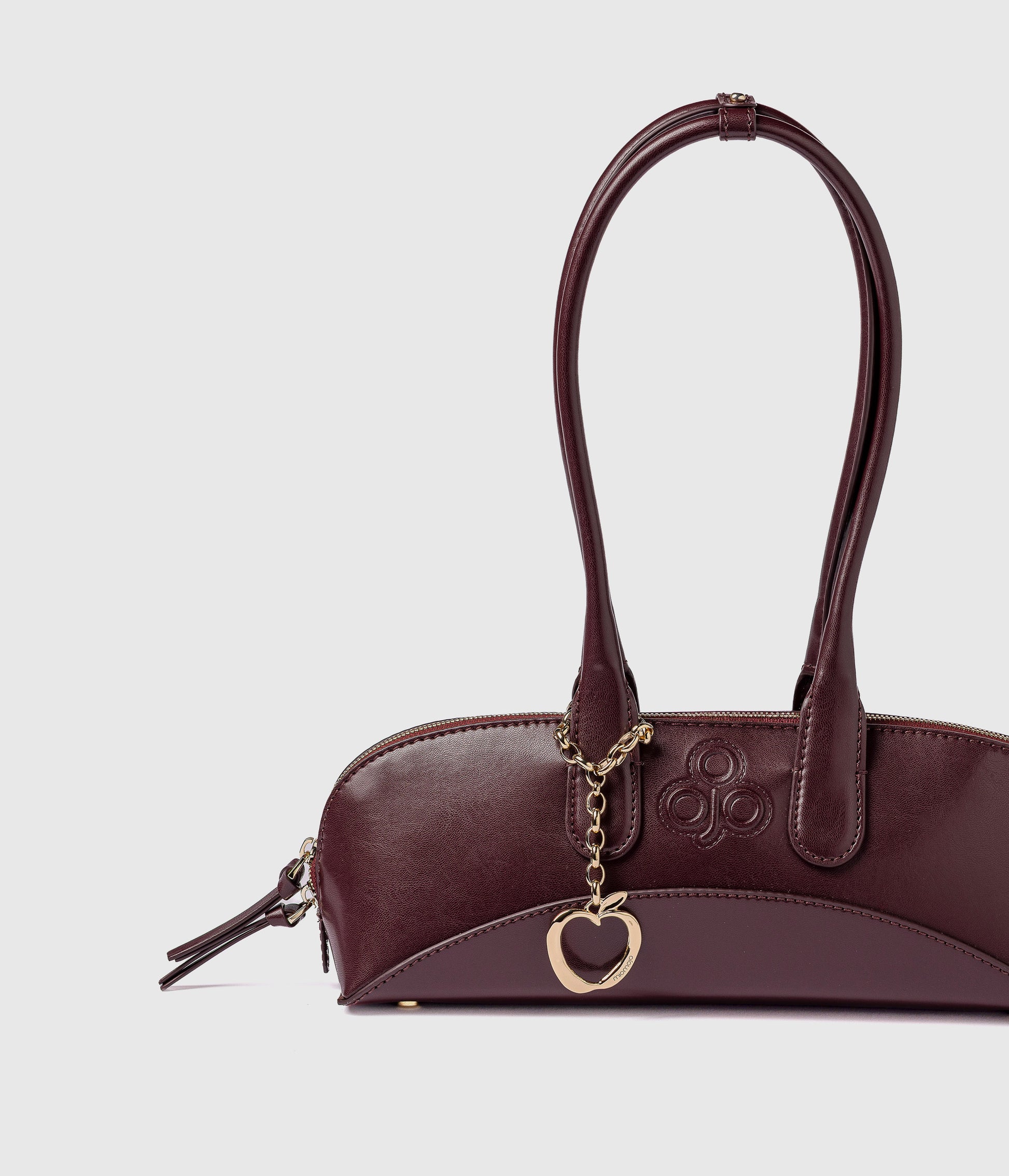 Gilda Shoulder bag - Borgogna (a base di mela)