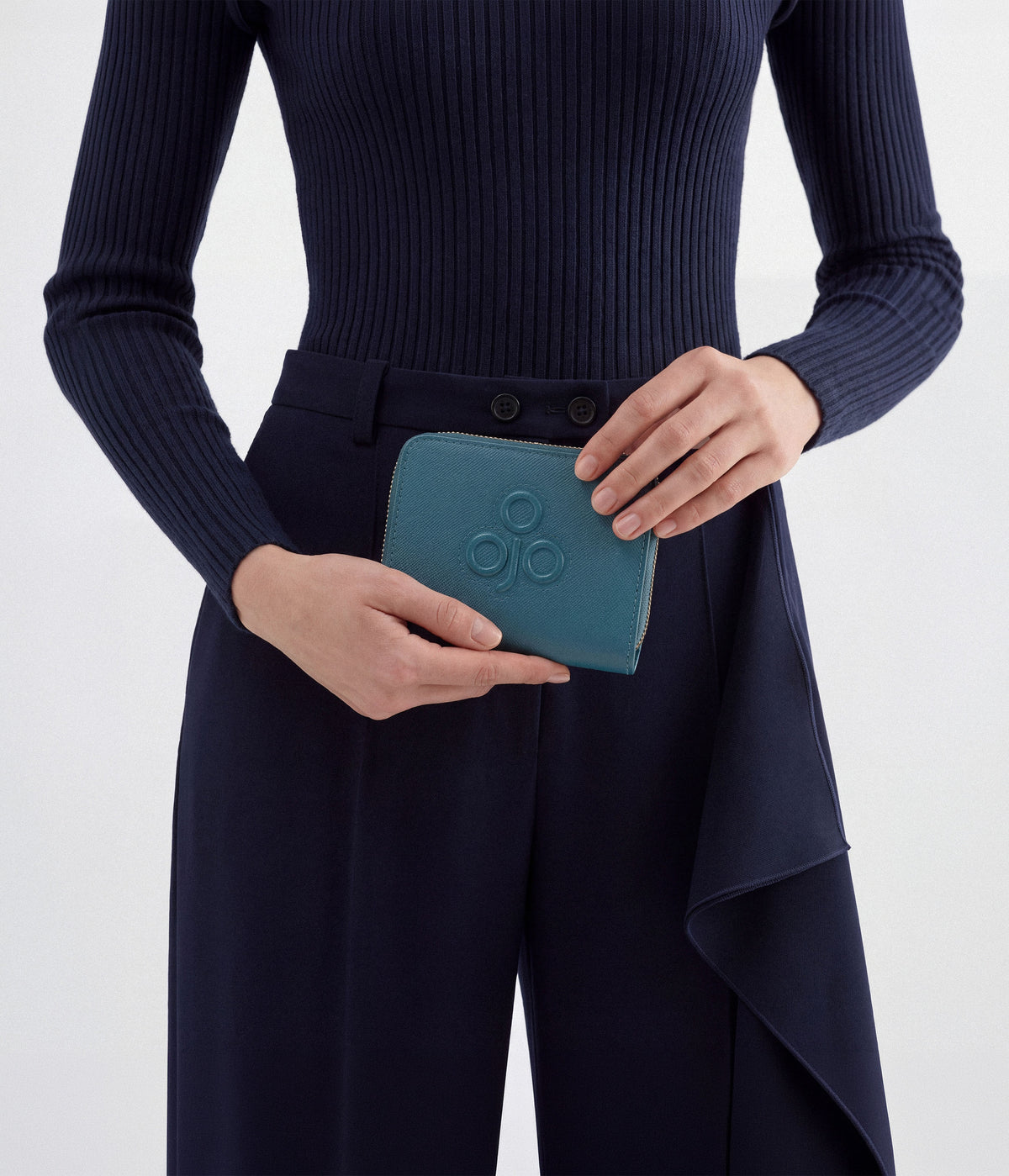 Jane Wallet – Teal (Orange-Based)